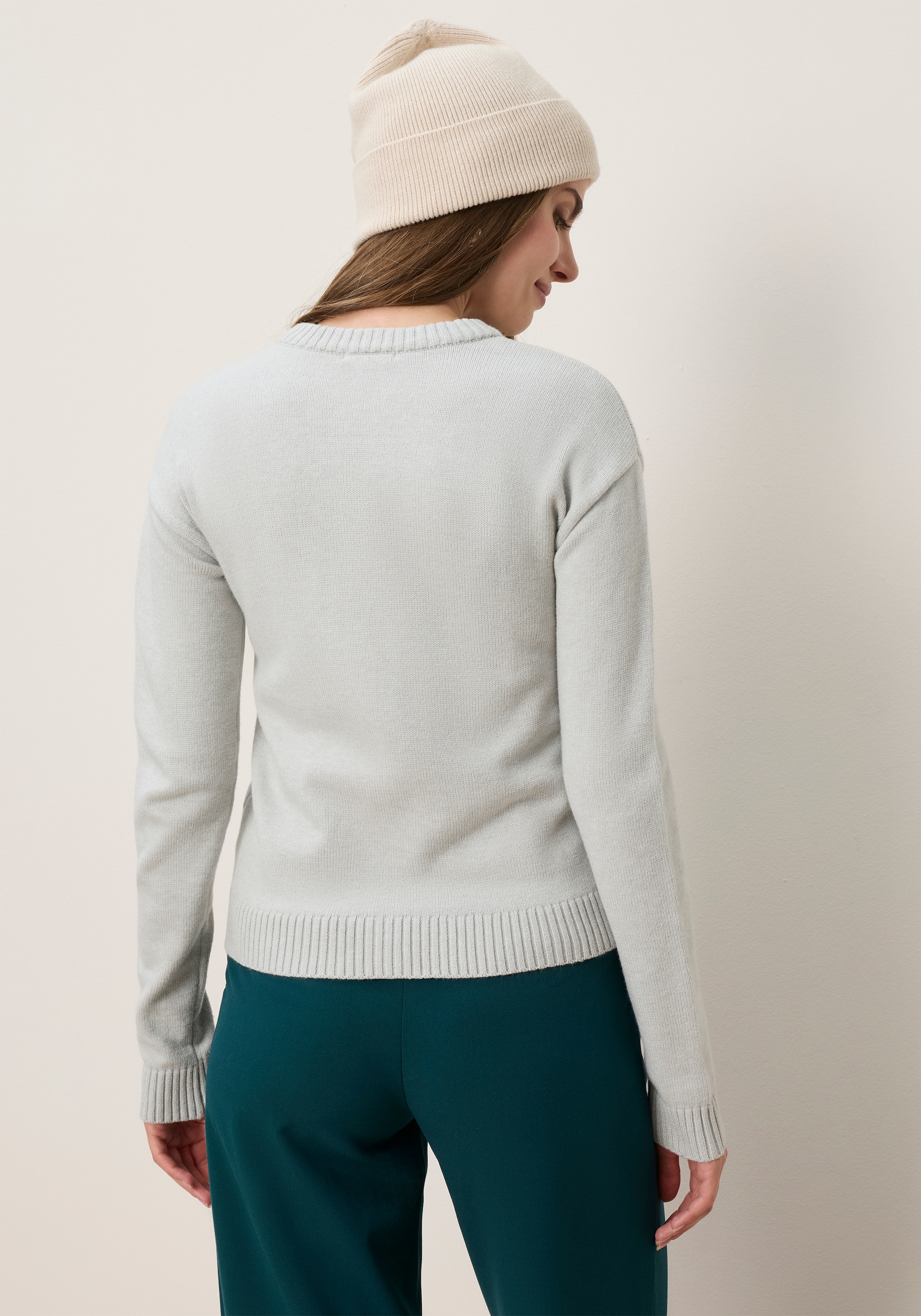 Tamaris Strickjacke »in lässiger Blouson-Form mit Bündchen« aus weicher Viskosemischung