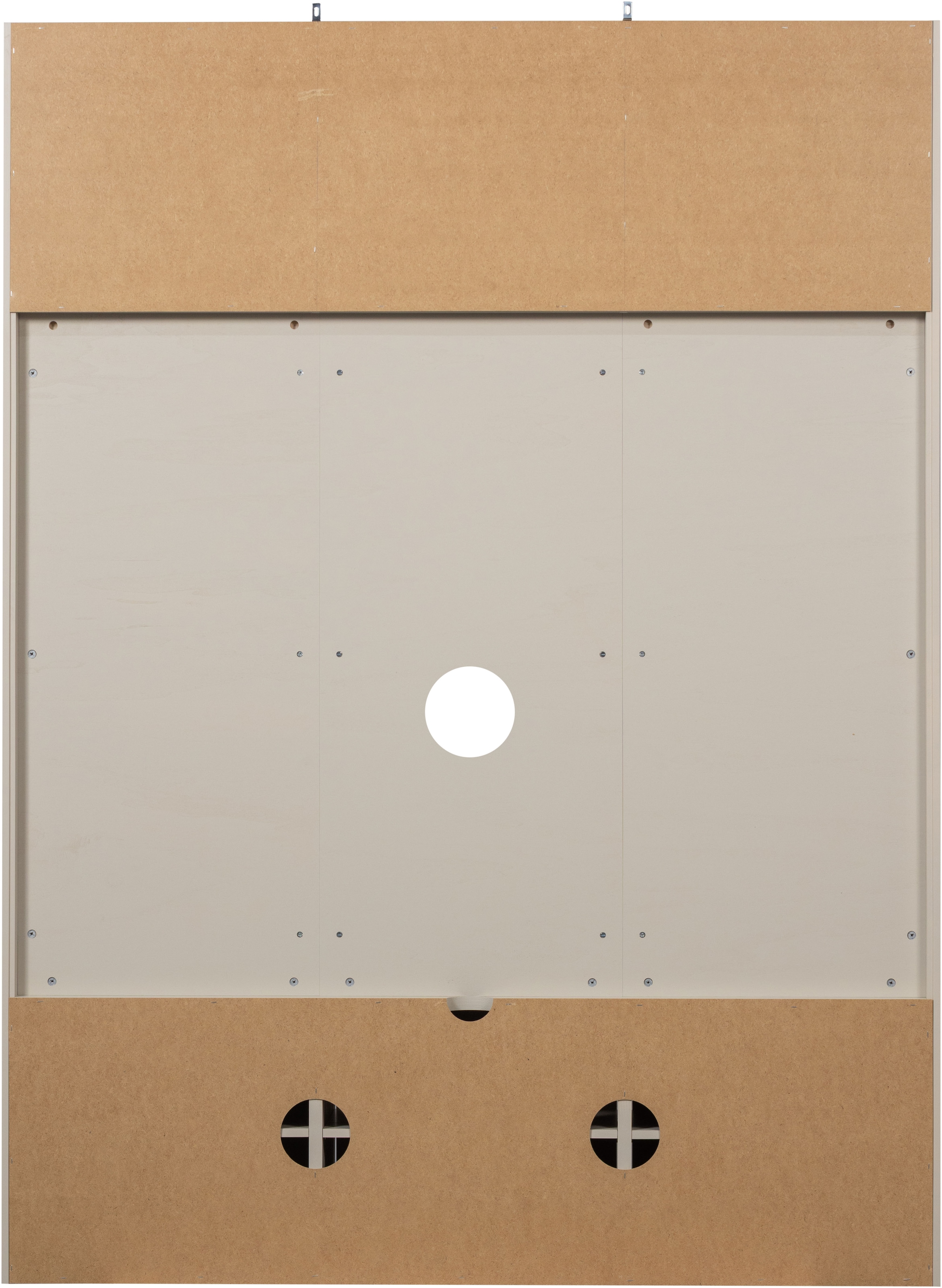 WOOOD Wohnwand »Meggy FSC®-Kiefernholz mit Druckmechanismus B 160 x D 40 x H 215 cm«