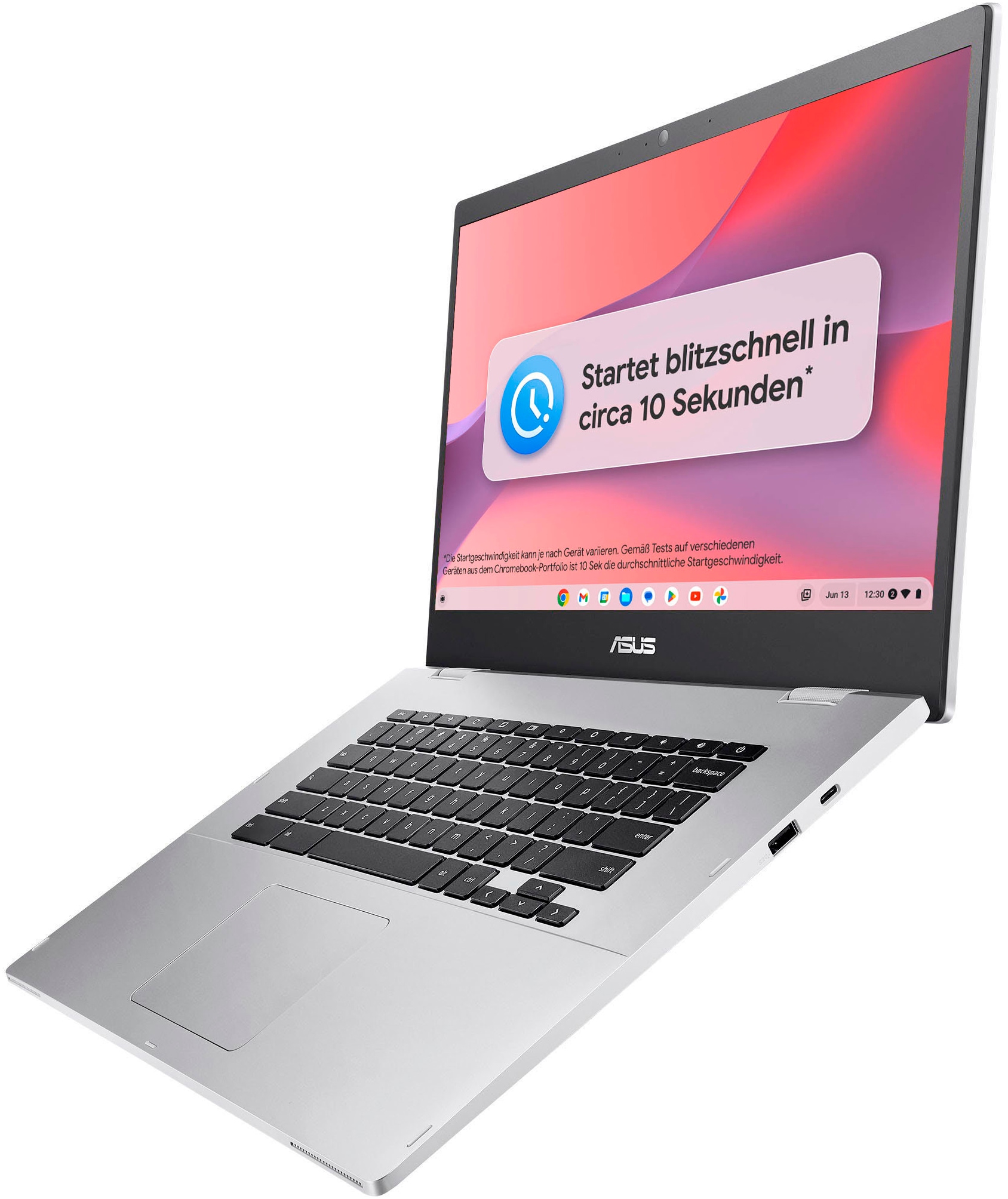 Asus Chromebook »Chromebook CX1 CX1500CKA-EJ0161«, 39,6 cm, / 15,6 Zoll, Intel, Pentium Silber, UHD Graphics, ChromeOS, Clamshell Laptop