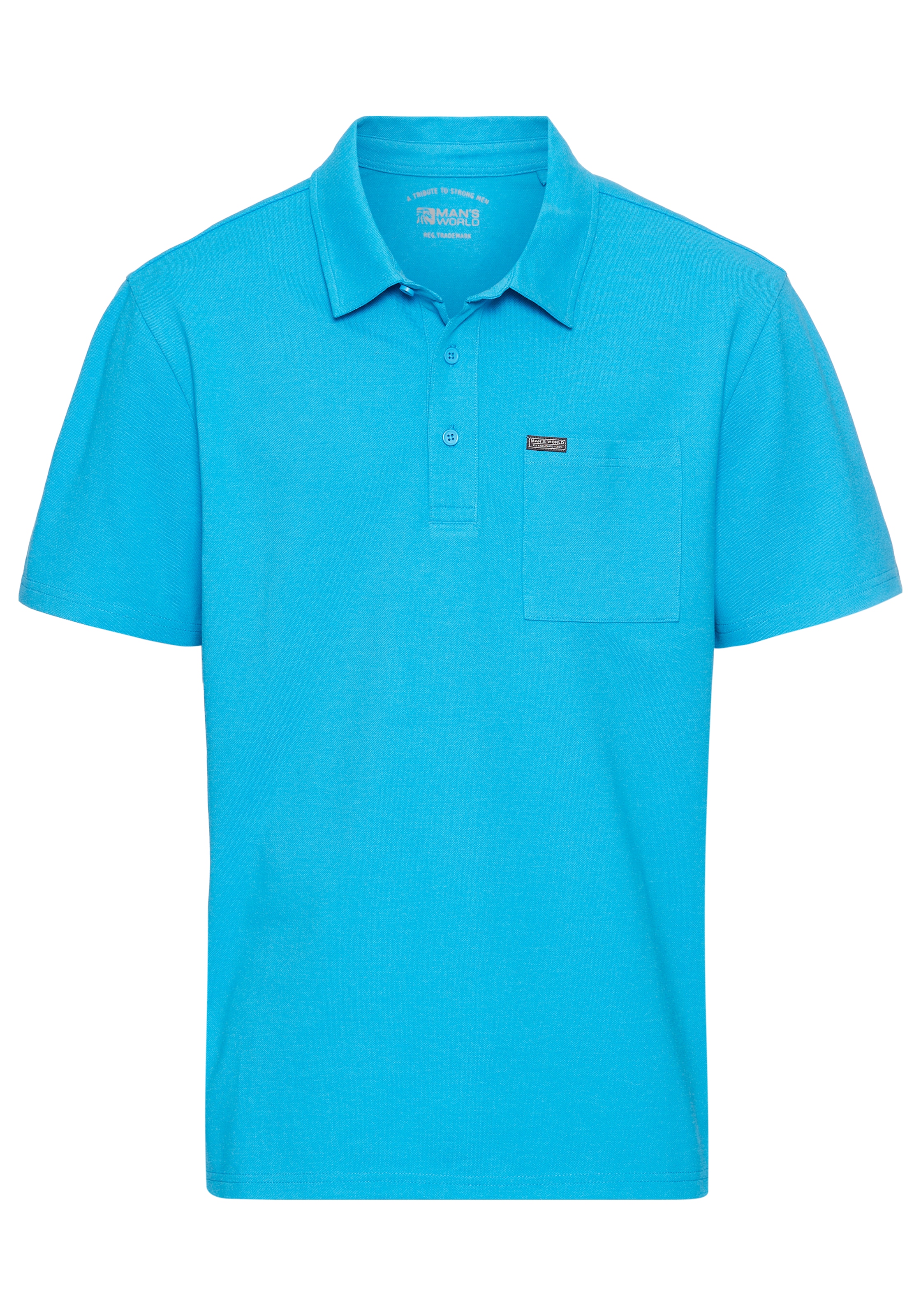 Man's World Poloshirt, mit Brusttasche