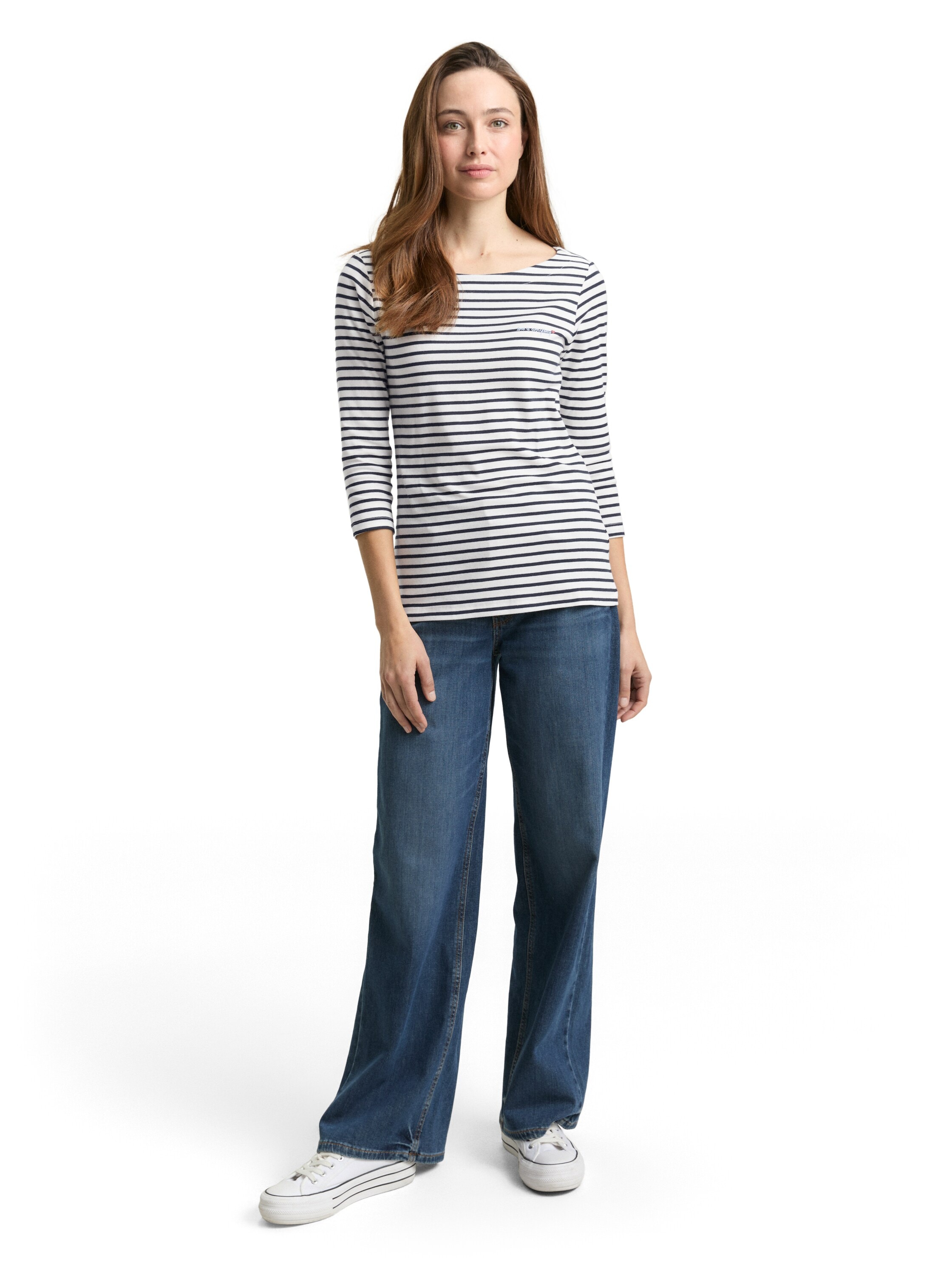 TOM TAILOR 3/4-Arm-Shirt im Streifen-Design