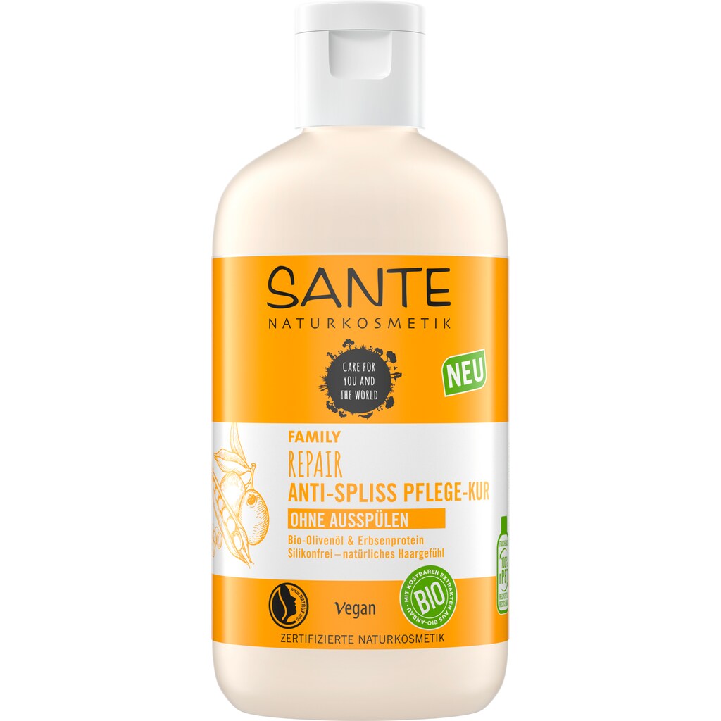 SANTE Haarmaske »FAMILY Repair Anti-Spliss Bio-Olive«
