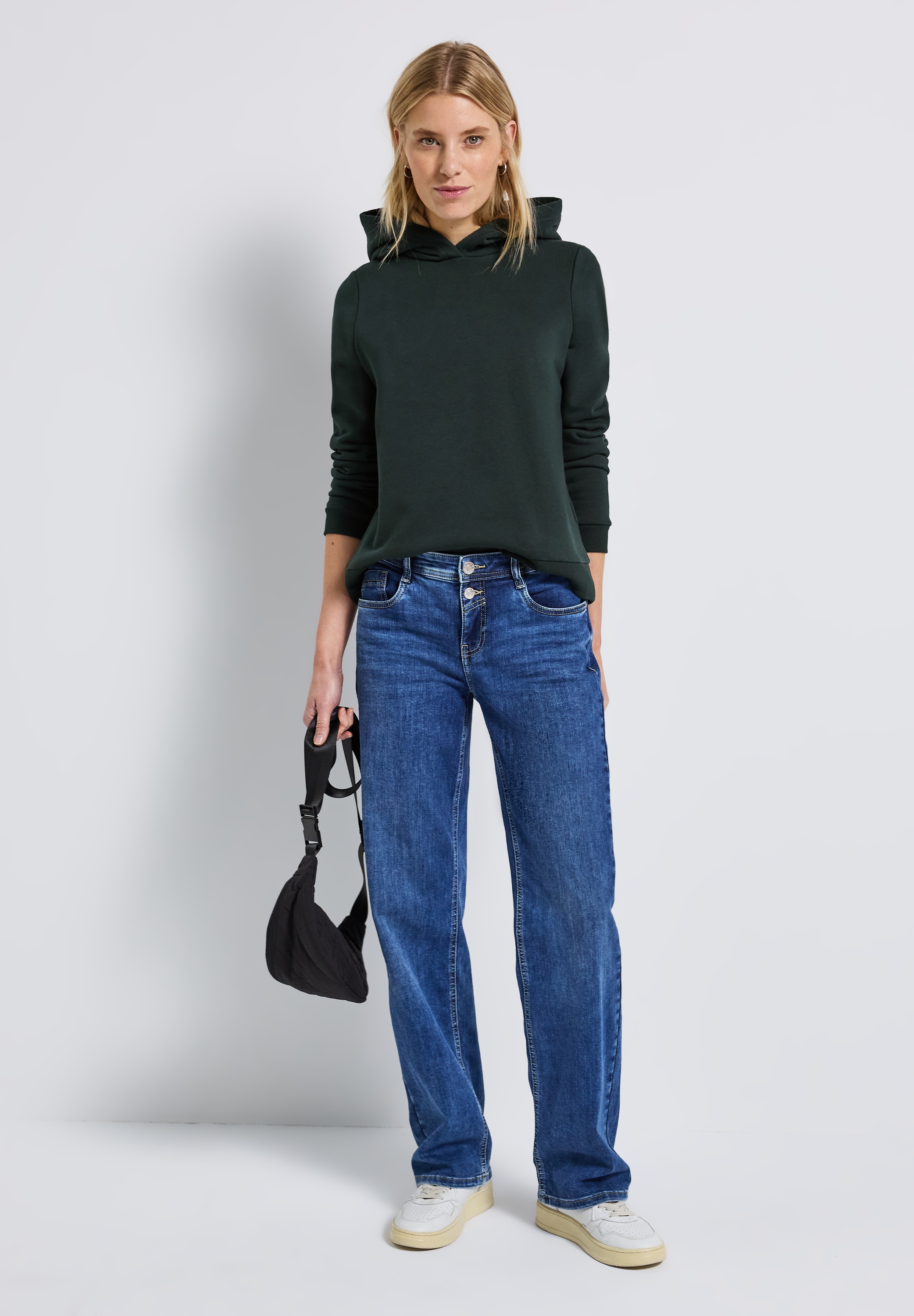 STREET ONE Sweatshirt , mit Kapuze
