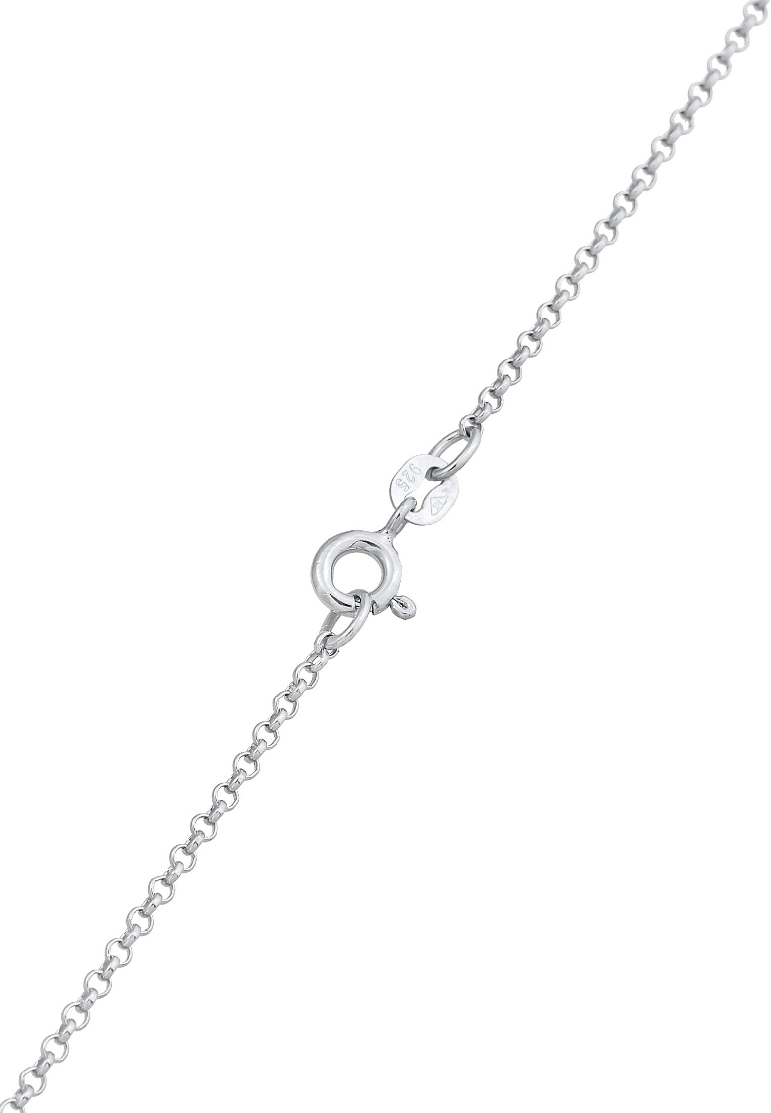 Elli Silberkette »Halskette Kristalle Blüte Blume 925 Sterling Silber«