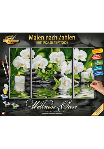Schipper Malen nach Zahlen »Meisterklasse Triptychon - Wellness-Oase«, Made in Germany kaufen