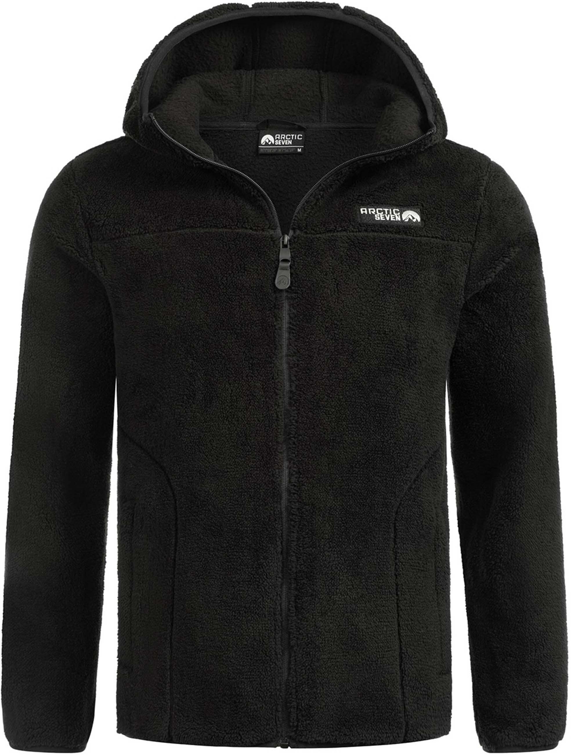 Arctic Seven Fleecejacke »Arctic Seven Herren Sherpa Fleecejacke mit Kapuze AS413«
