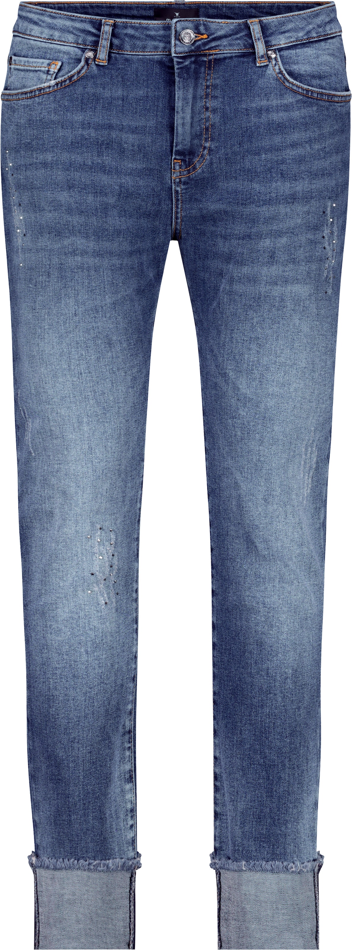 Monari Slim-fit-Jeans »Hose Jeans Nietenschmuck«