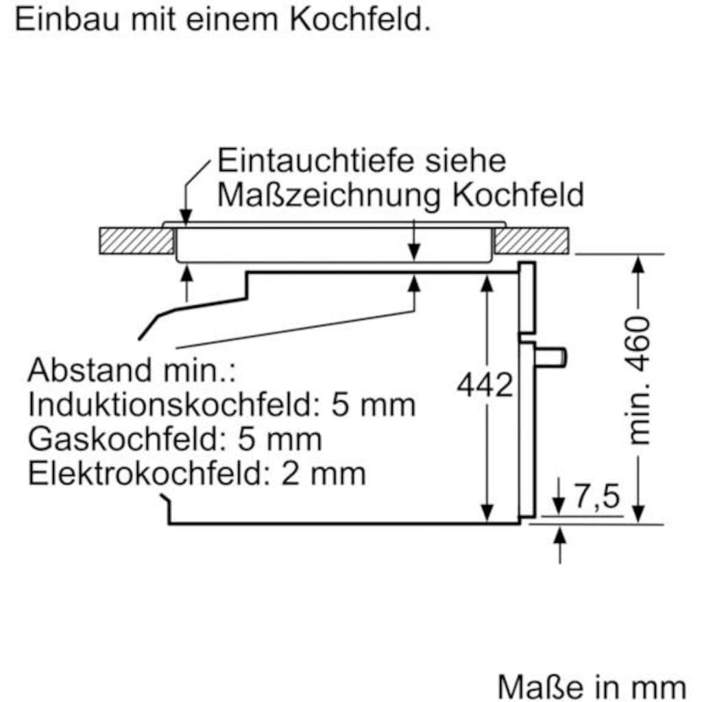 SIEMENS Backofen mit Mikrowelle »CM633GBS1«, CM633GBS1