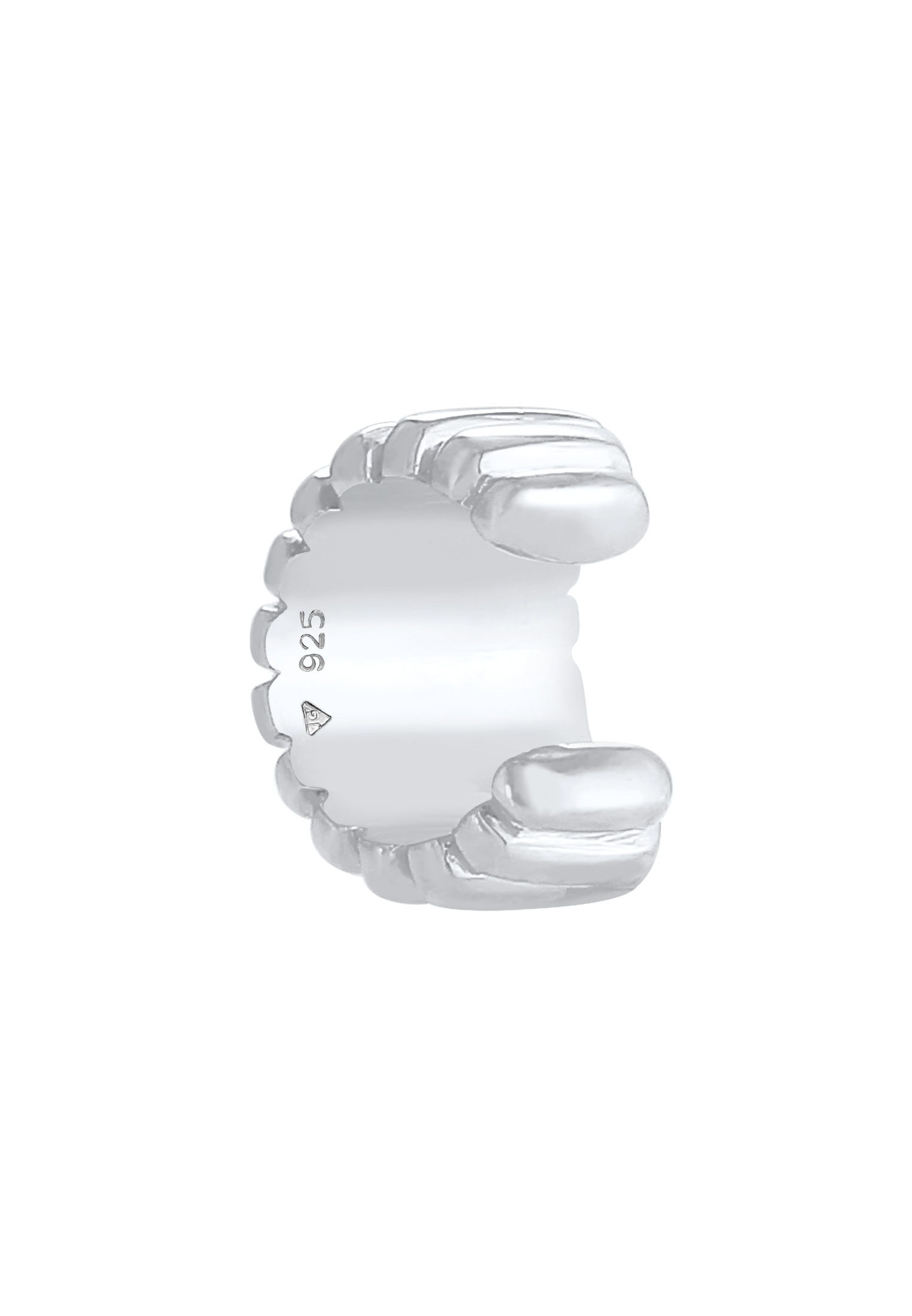Elli Ohrklemme »Ohrringe Earcuff Ohrklemme Single Relief Gerillt 925 Silber«