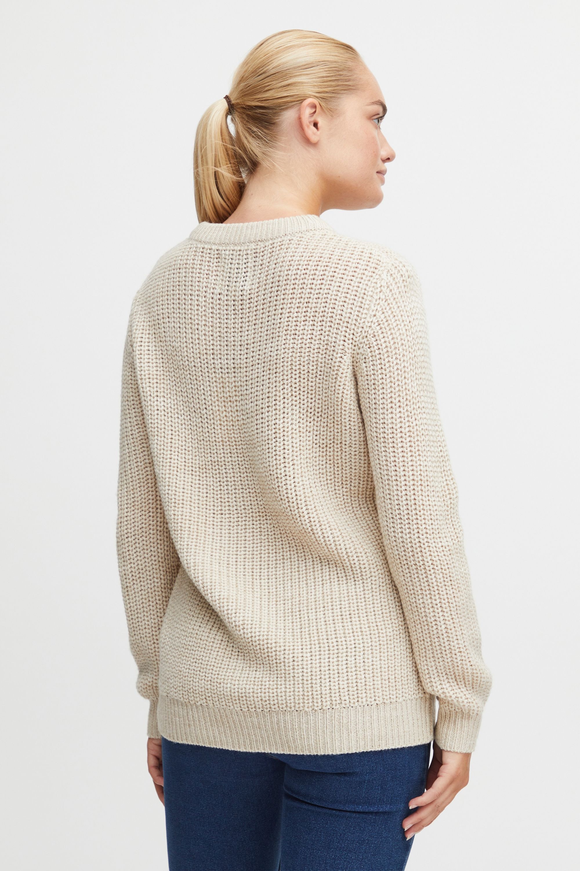 OXMO Strickfleece-Pullover »Strickpullover OXNatasja«