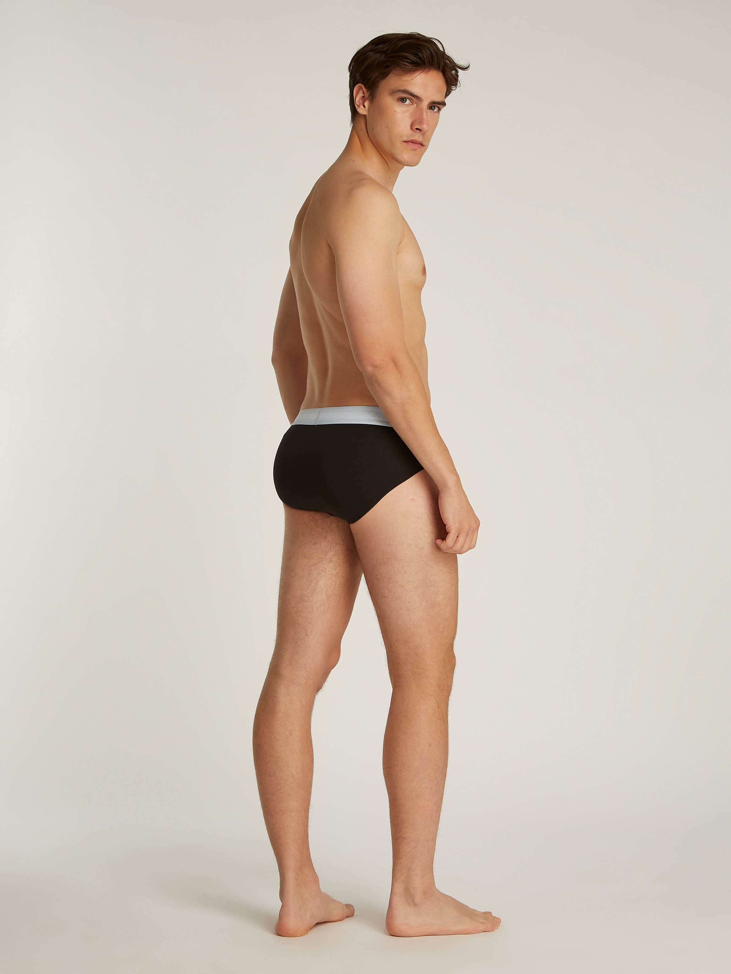 Calvin Klein Underwear Hipster, (3 St.), mit farbigem Webbund