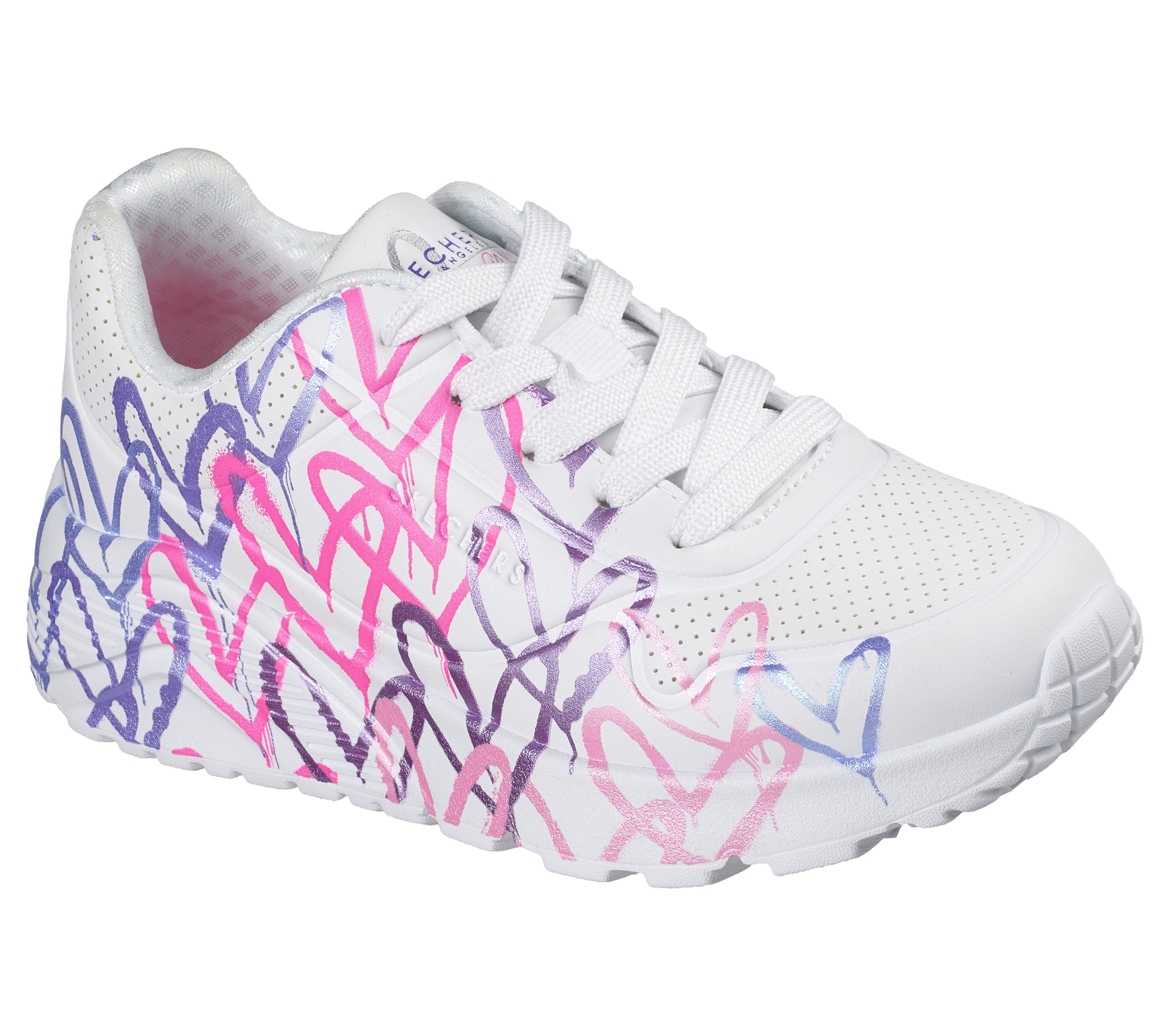 Skechers Sneaker »UNO LITE«  Schnürschuh, Freizeitsneaker, Grössenschablone zum Download