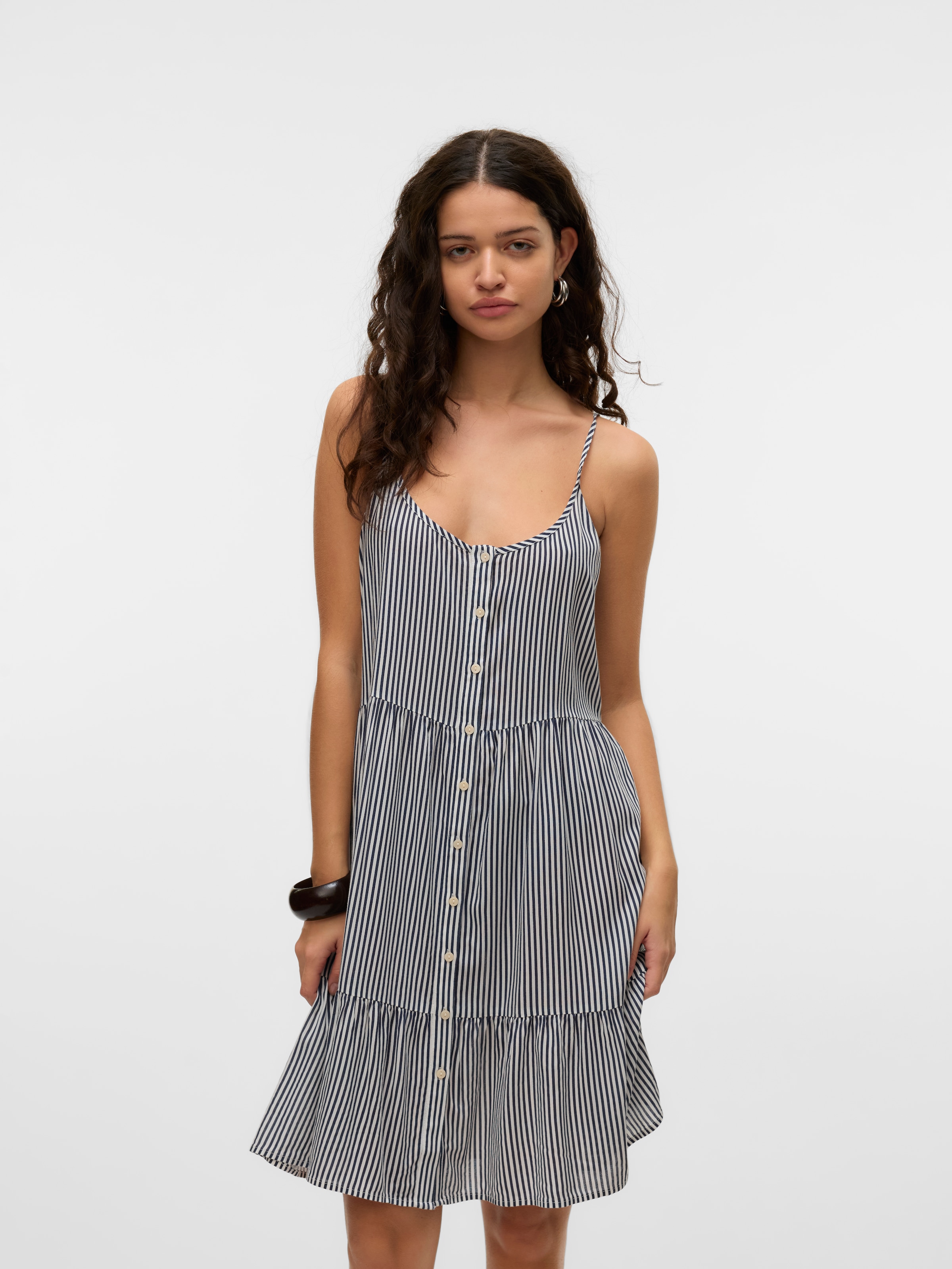 Vero Moda Trägerkleid »VMBUMPY SHORT SINGLET DRESS WVN GA NOOS«, Sommerkleid