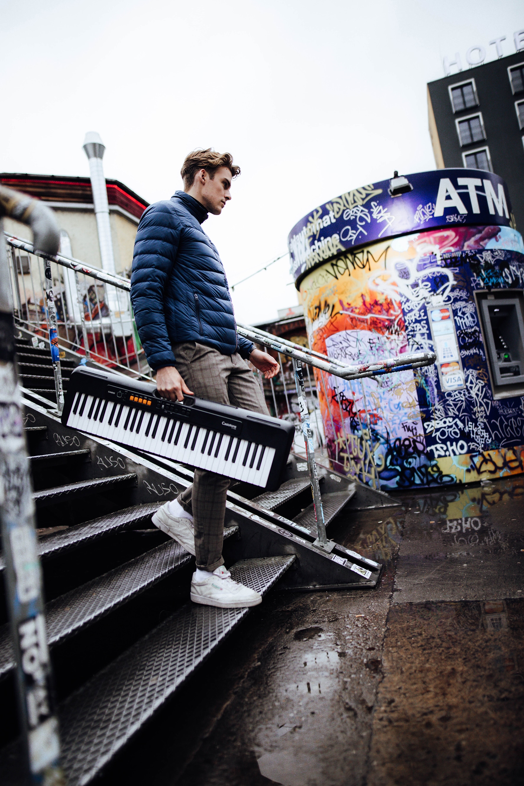 CASIO Home-Keyboard »CT-S100AD«, inkl. Netzadapter und Stativ
