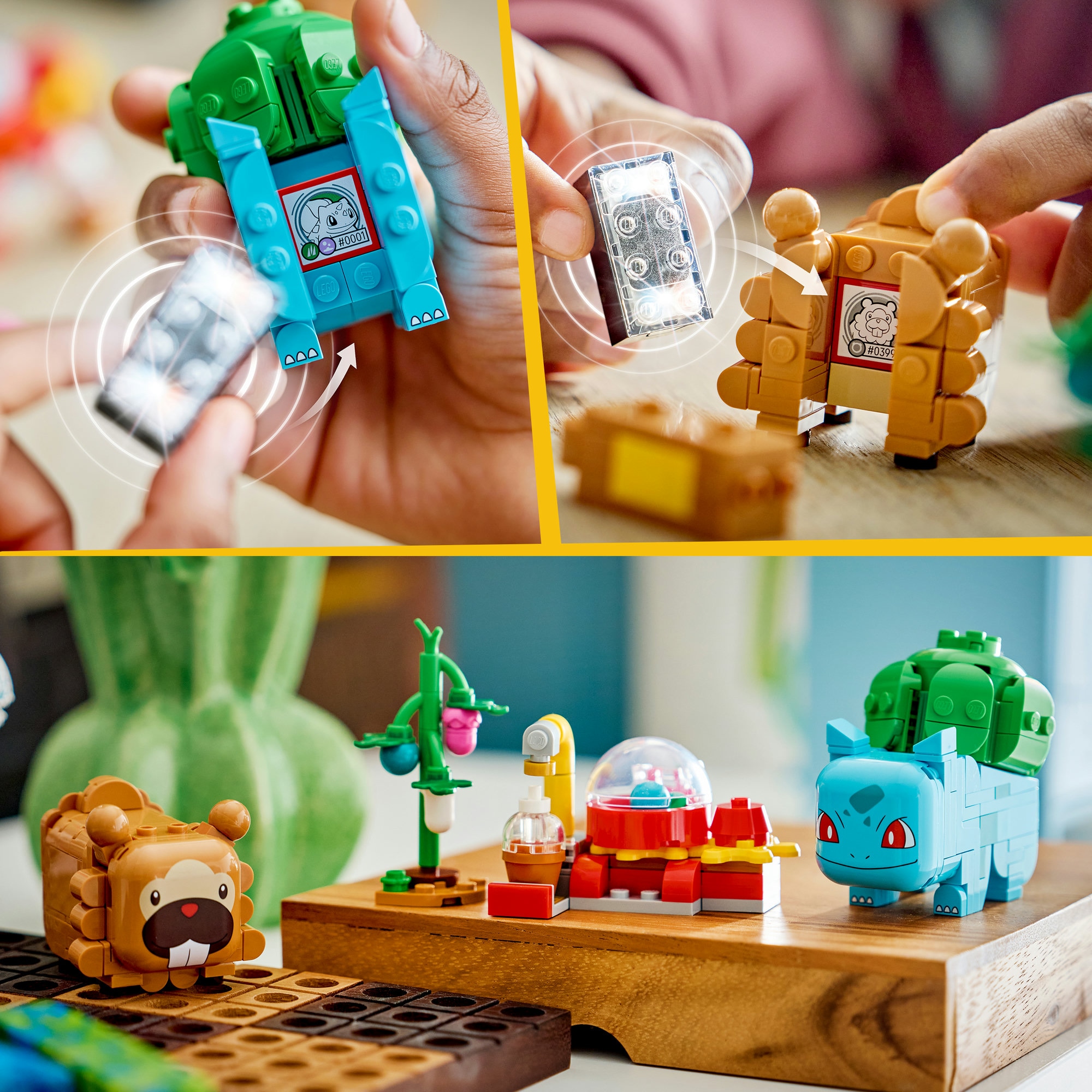 LEGO® Konstruktionsspielsteine »SMART Play™  Beerenfete mit Bisasam und Bidiza (72155), LEGO Pokémon« Mit SMART Brick kombatibel (nicht enthalten)