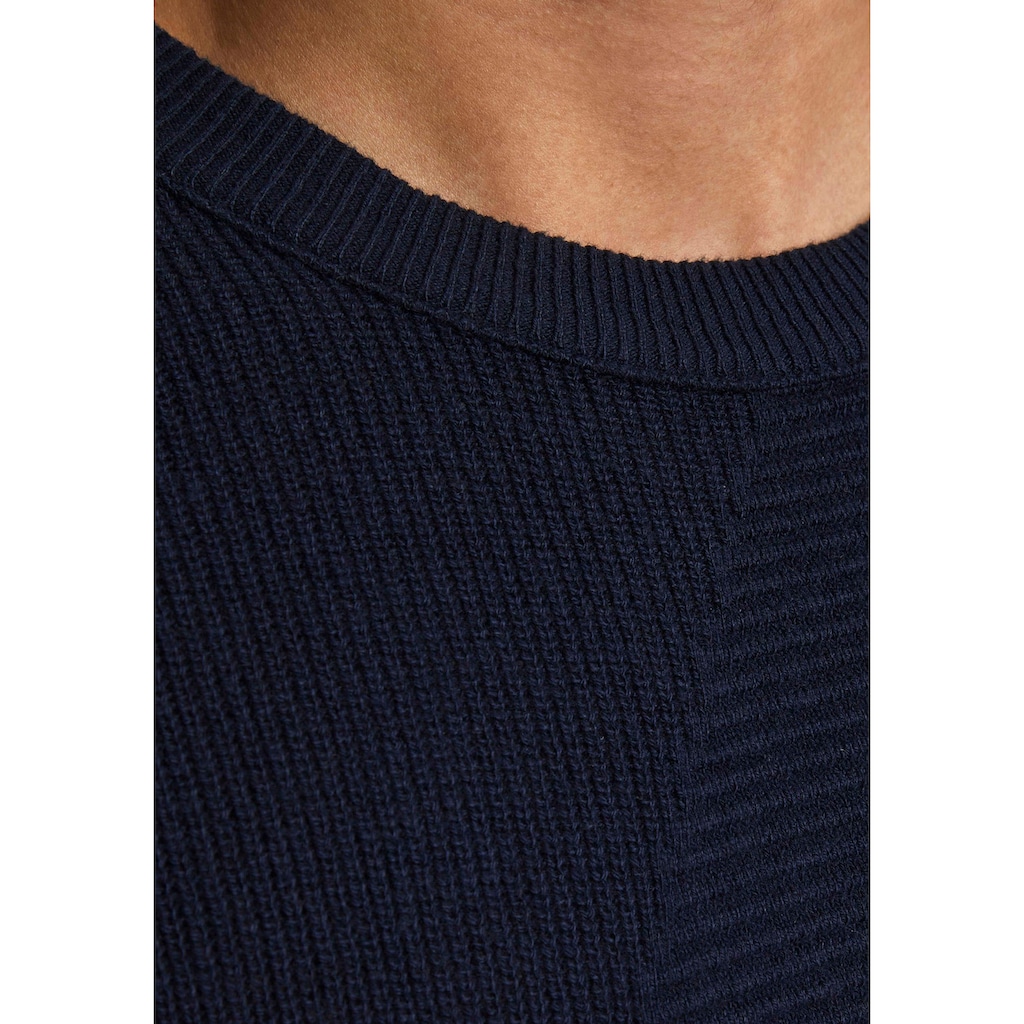 Jack & Jones Rundhalspullover »WADE KNIT CREW NECK«