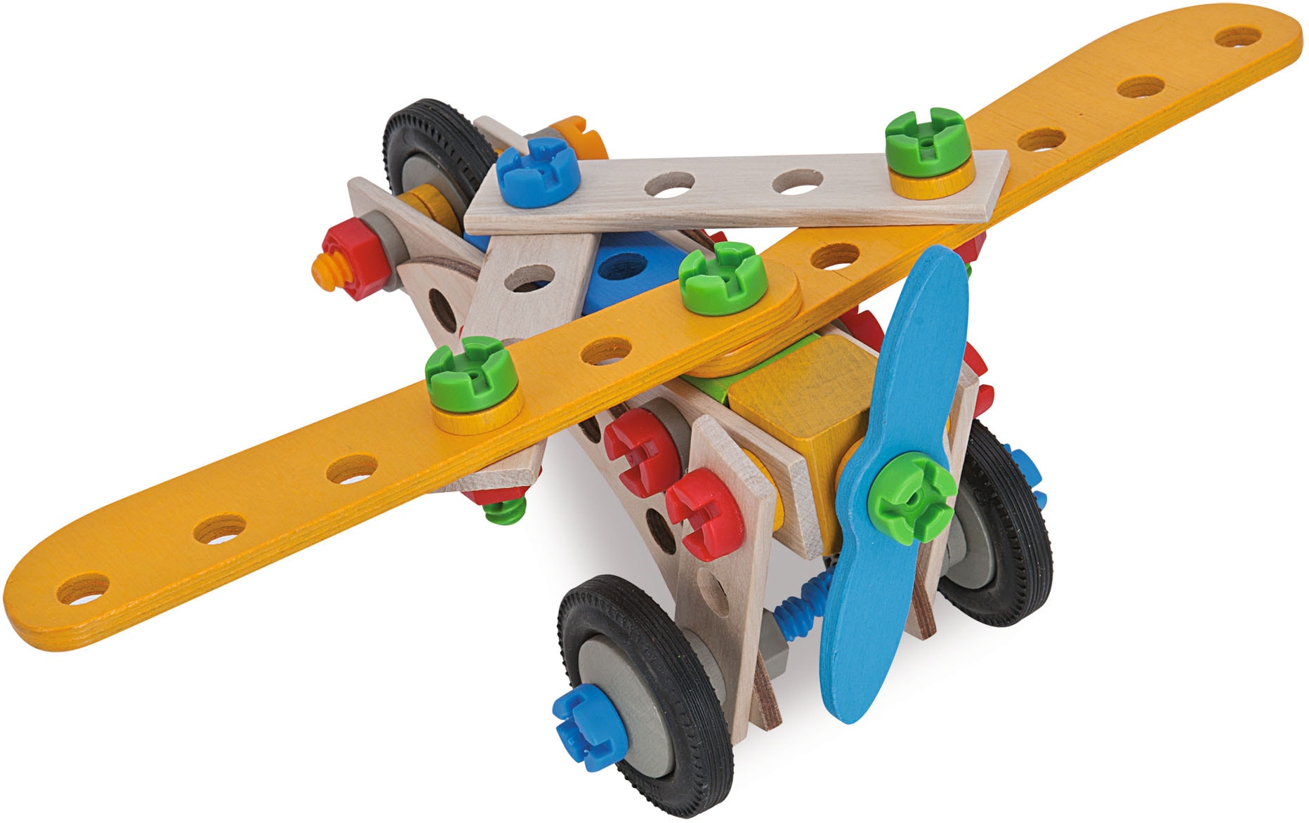 Eichhorn Konstruktionsspielsteine »Constructor Kranwagen, 70tlg.«, (70 St.), Made in Germany, FSC®- schützt Wald - weltweit