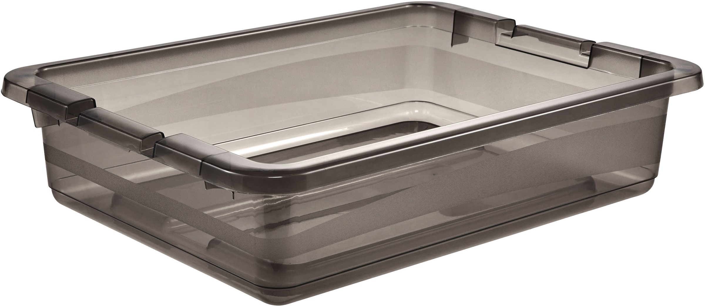 keeeper Aufbewahrungsbox »Cornelia, 6er Set, 7 L, 39,5 x 29,5 x 9,5 cm« durch Clips verschließbar, Griffe am Boden