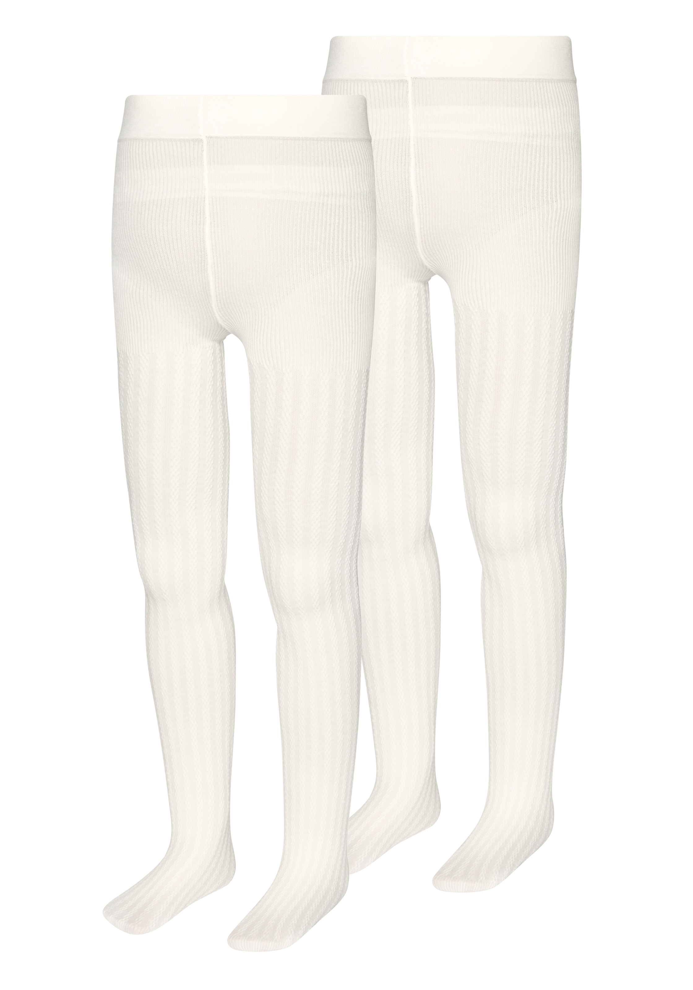 H.I.S Feinstrumpfhose 20 Packung, 2 Stk. tlg. mit geripptem Muster