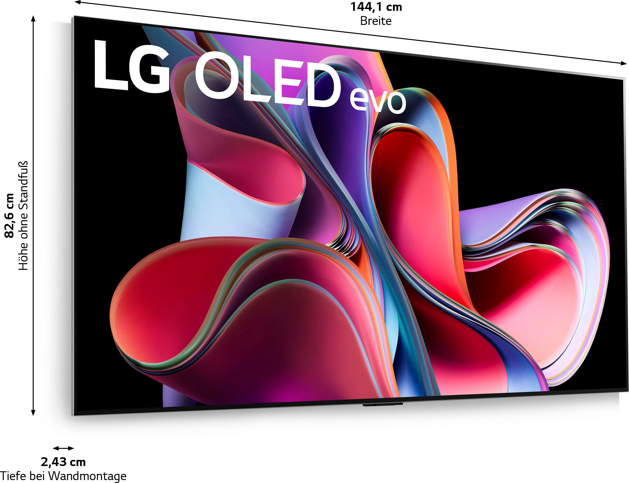 OLED-Fernseher »OLED65G39LA«, 164 cm/65 Zoll, 4K Ultra HD, Smart-TV, OLED evo, α9 Gen6...