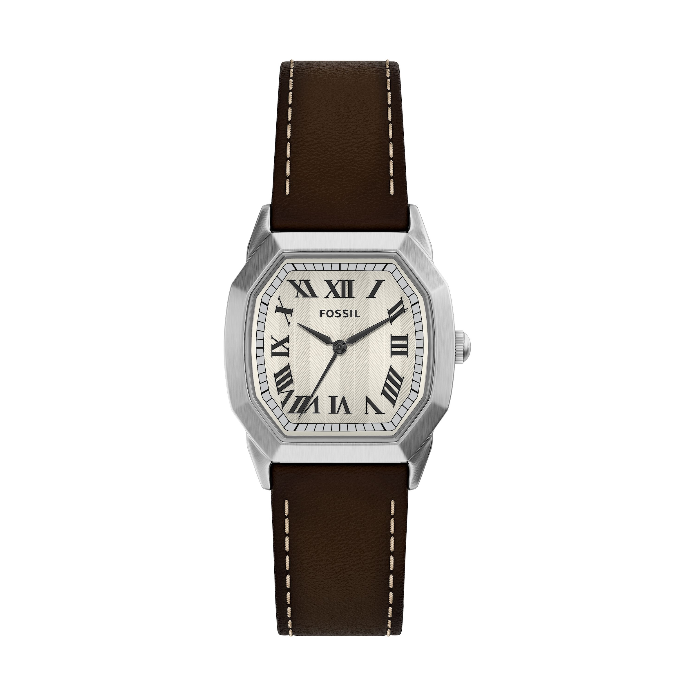 Fossil Quarzuhr »Harlow« Armbanduhr, Lederarmband, analog