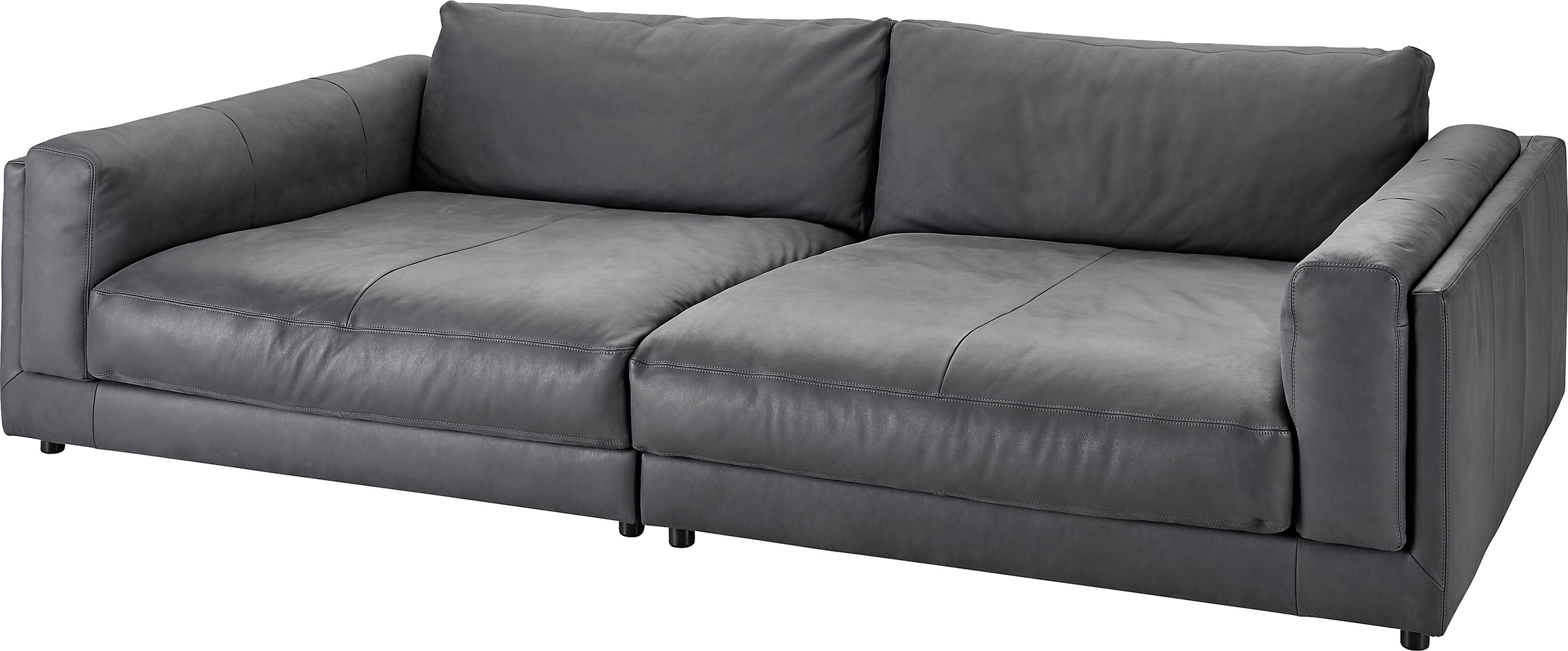 3C Candy Big-Sofa »Karalis mit extra großer Sitztiefe, elegantes Mega Sofa zum Relaxen,«, auch in Cord- oder Leder-Bezug, lose Kissen, loungige Bequemlichkeit