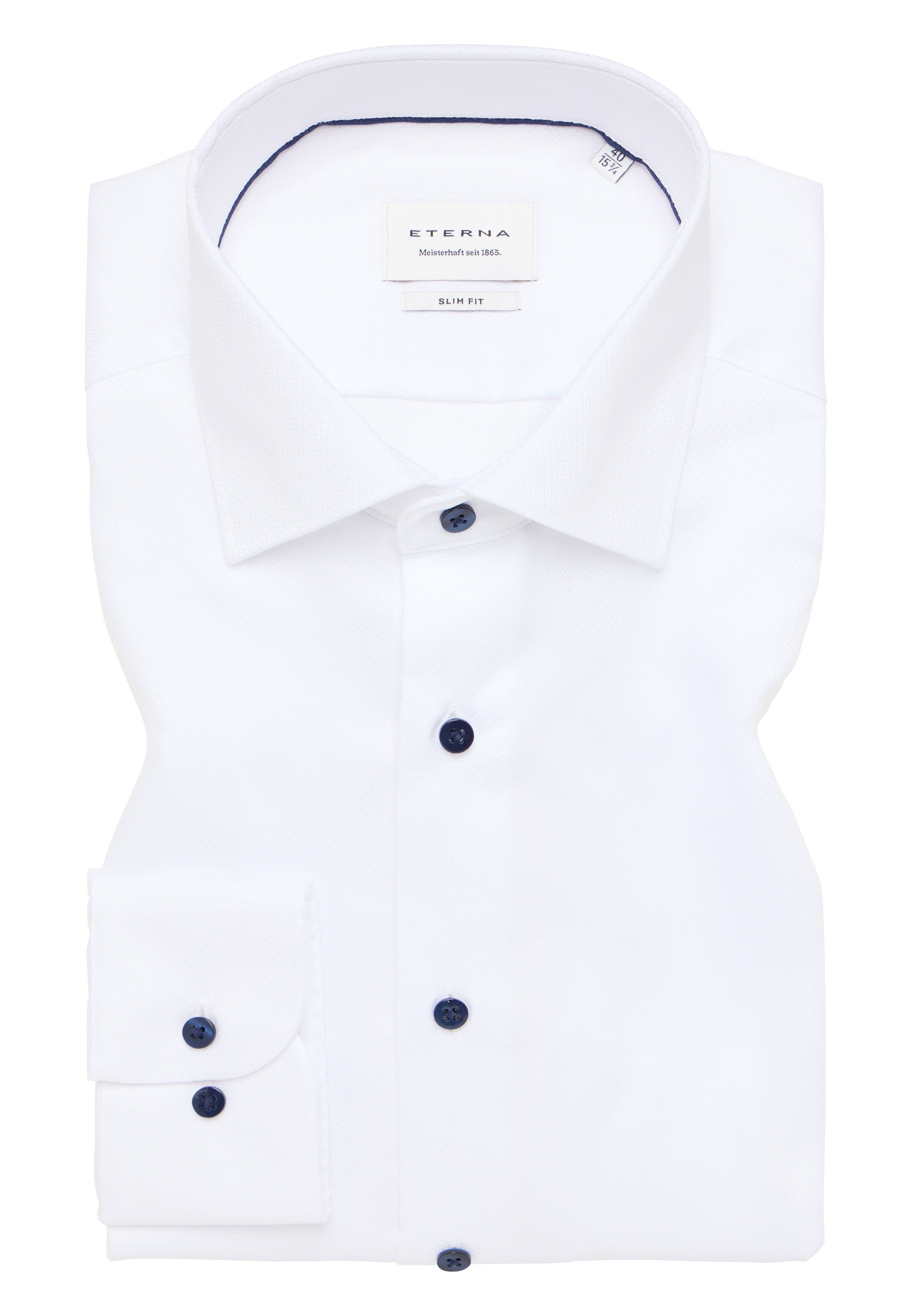Eterna Langarmhemd »SLIM FIT«, NON IRON (bügelfrei)