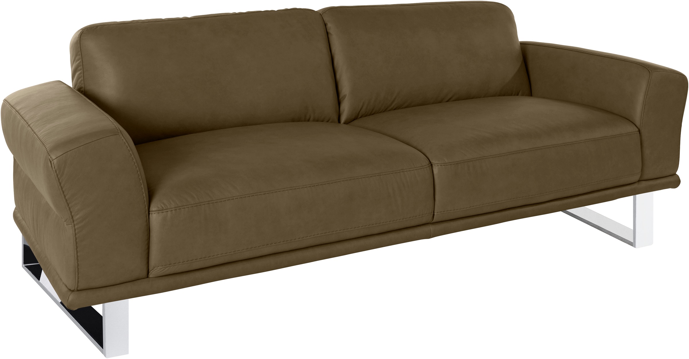 W.SCHILLIG 2,5-Sitzer »montanaa«, mit Metallkufen in Chrom glänzend, Breite 232 cm