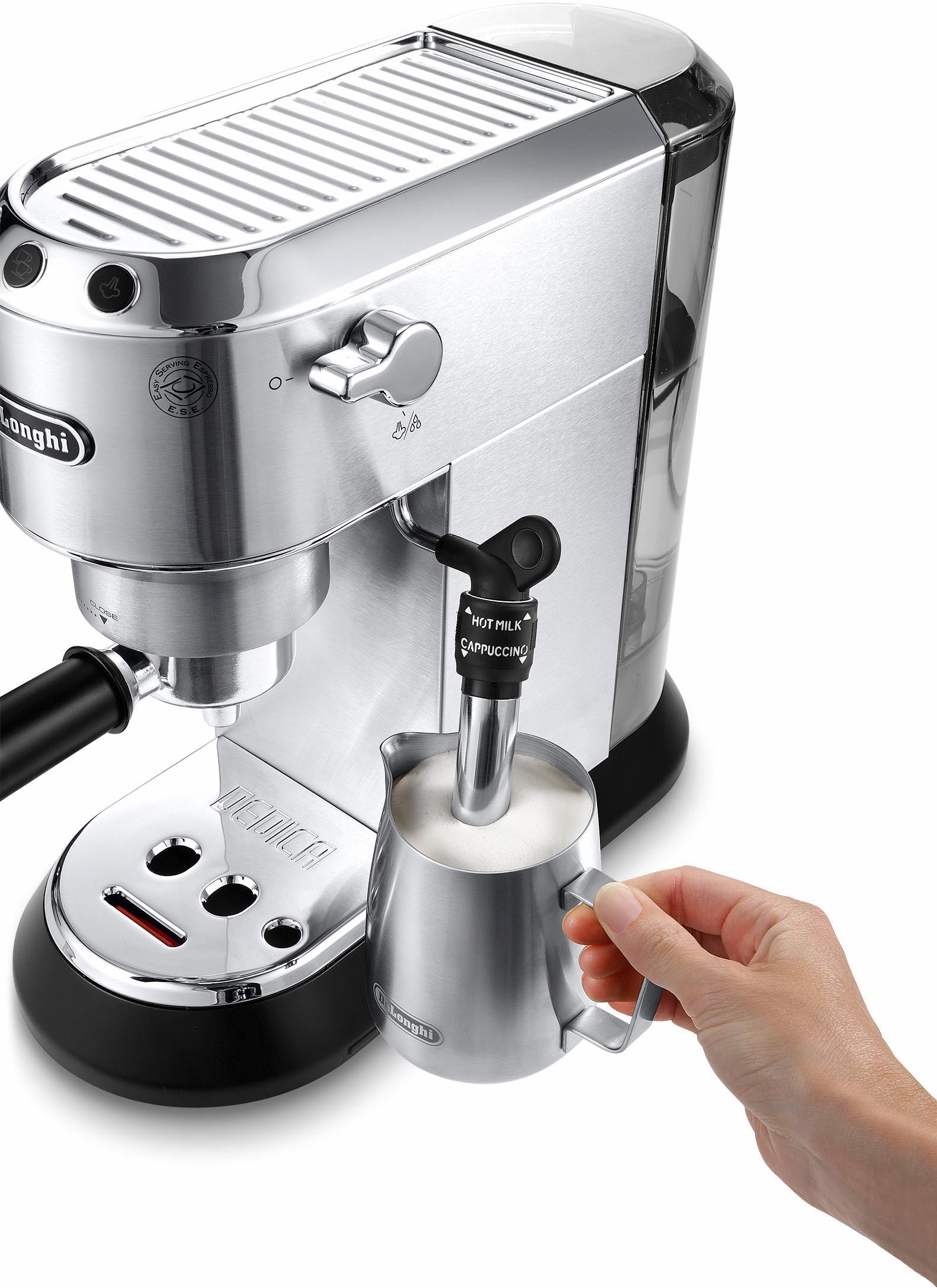 De'Longhi Espressomaschine »Dedica Style EC 685.B«, Siebträger, 1350 Watt, 15 Bar