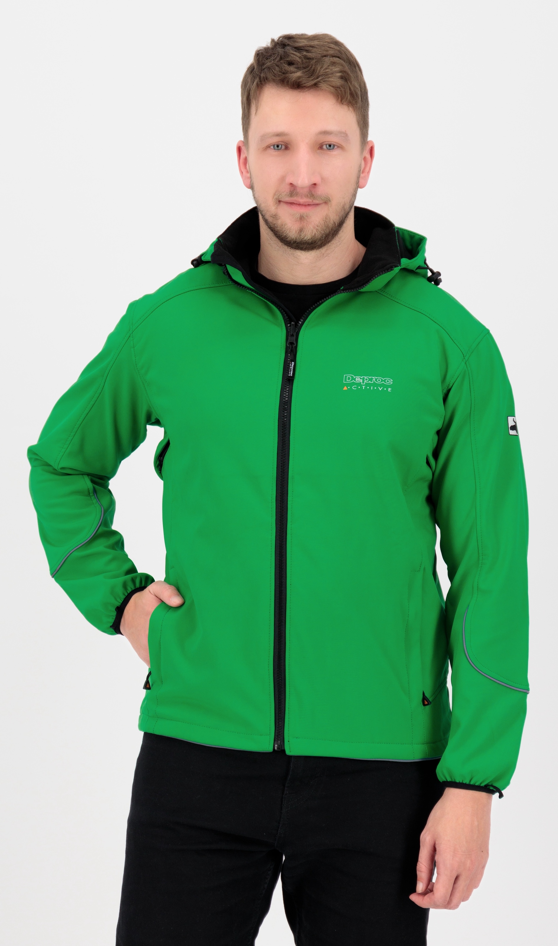 DEPROC Active Softshelljacke »NIGEL PEAK Men«, auch in Großen Größen erhältlich