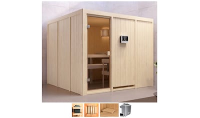 welltime Sauna »Ferun«, 9-kW-Ofen mit ext. Steuerung kaufen