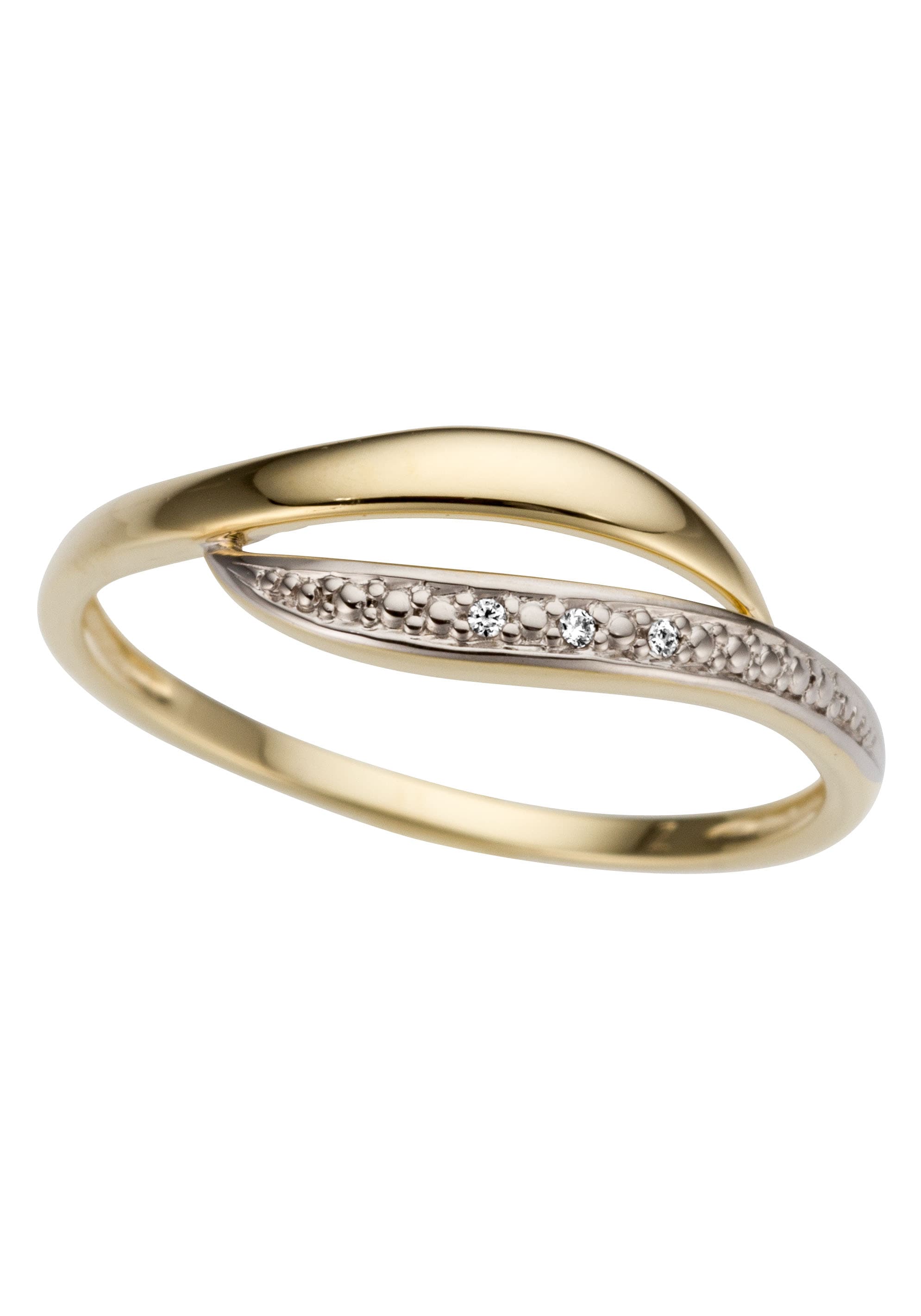 Firetti Diamantring »Schmuck Geschenk Gold 333 Damenring Verlobungsring Goldring«, mit Brillanten