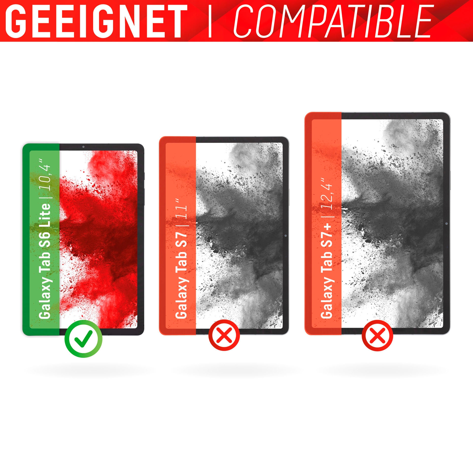 Displex Displayschutzfolie »Tablet Glass Samsung Galaxy Tab S6 Lite« für Samsung Galaxy Tab S6 Lite