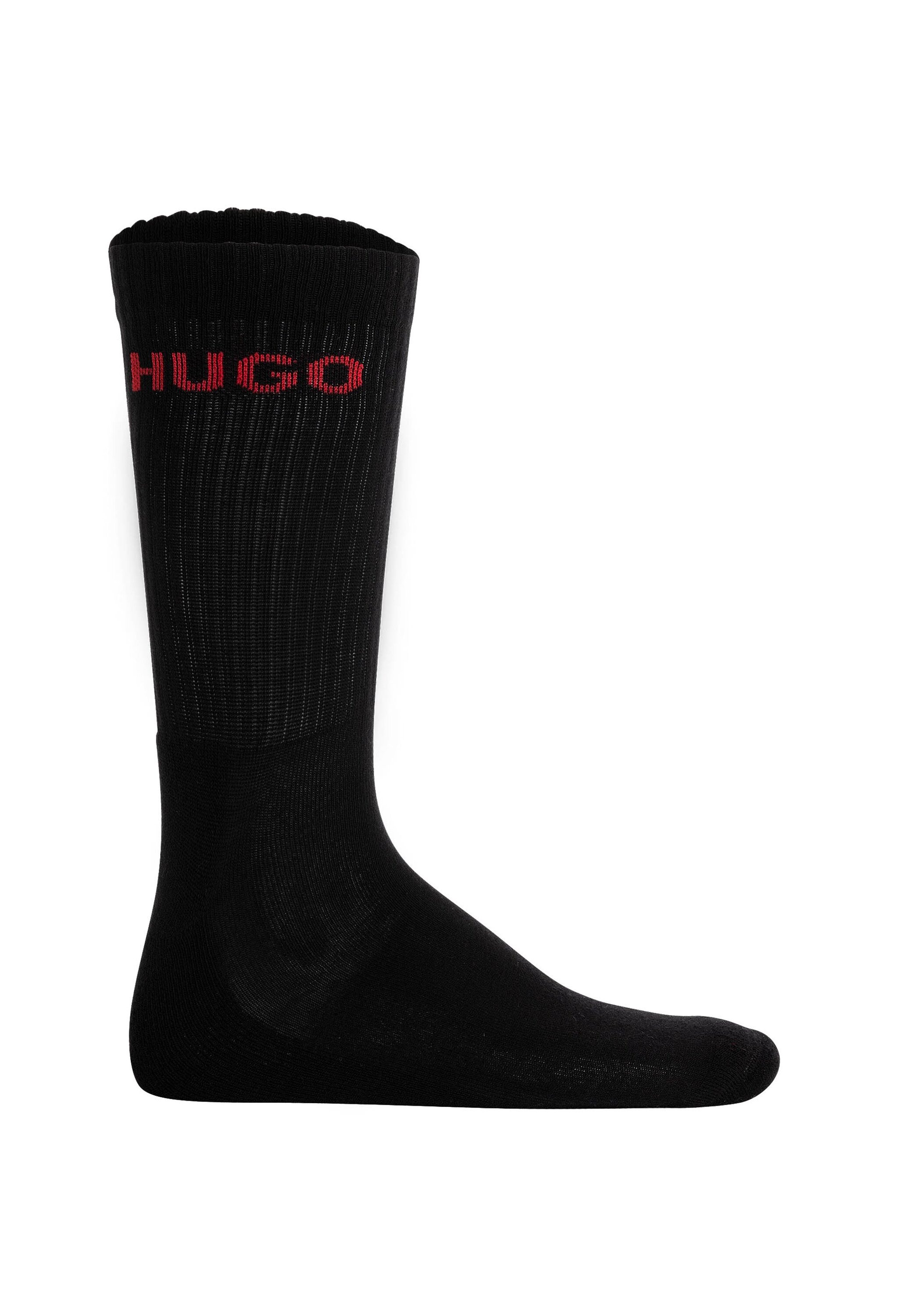 HUGO Kurzsocken »Socken 6P QS RIB LOGO CC 6er Pack«