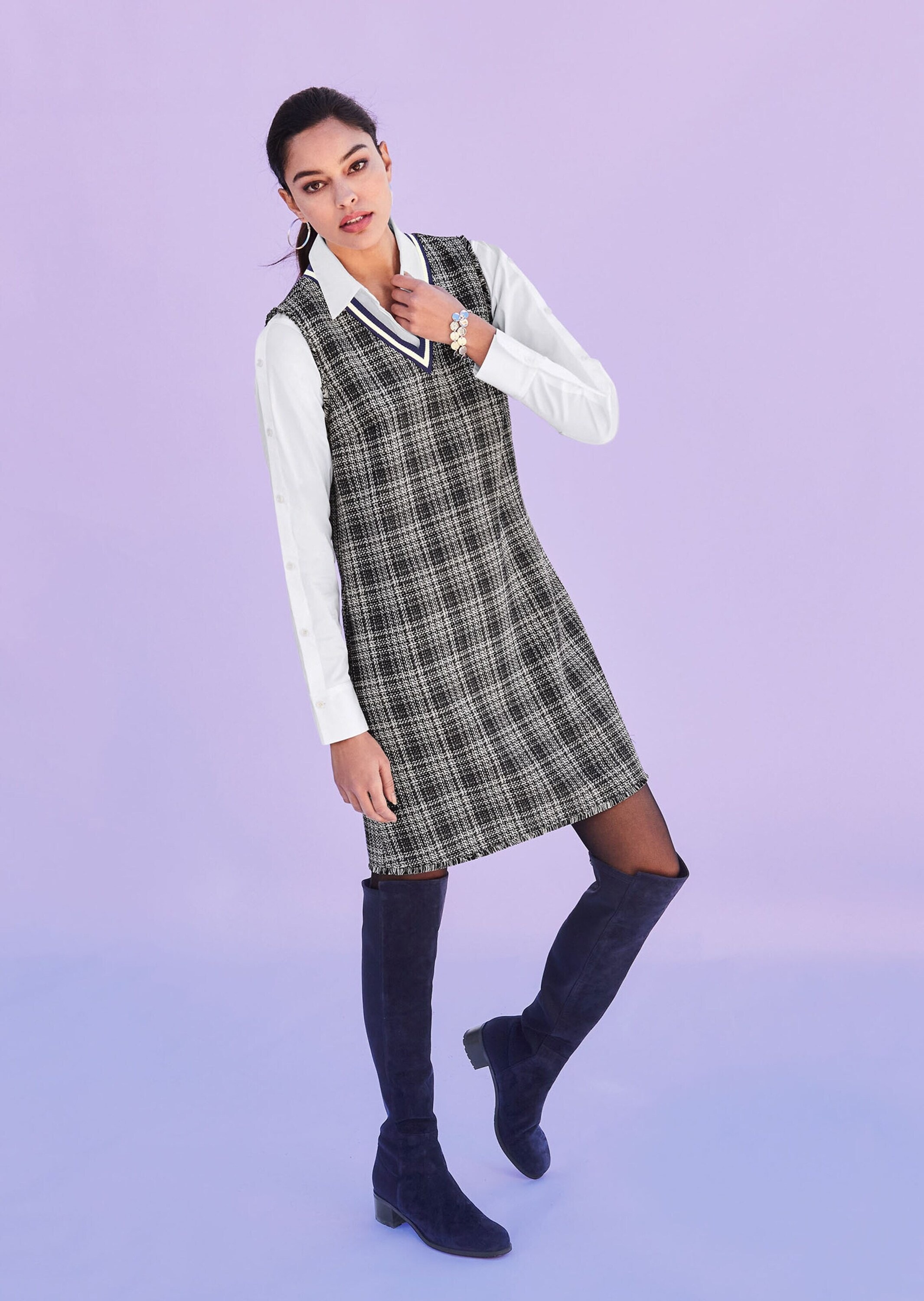 MADELEINE Sommerkleid »Kleid Kariertes Kleid«