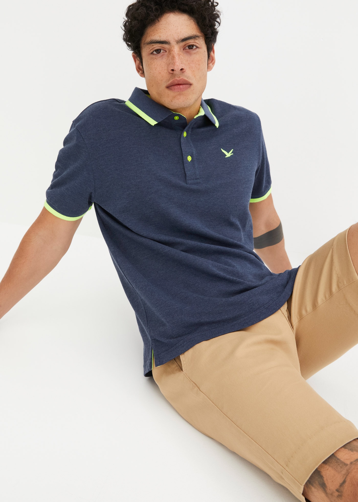 bonprix Poloshirt »Piqué-Poloshirt mit reiner Baumwolle« Piqué-Poloshirt mit reiner Baumwolle