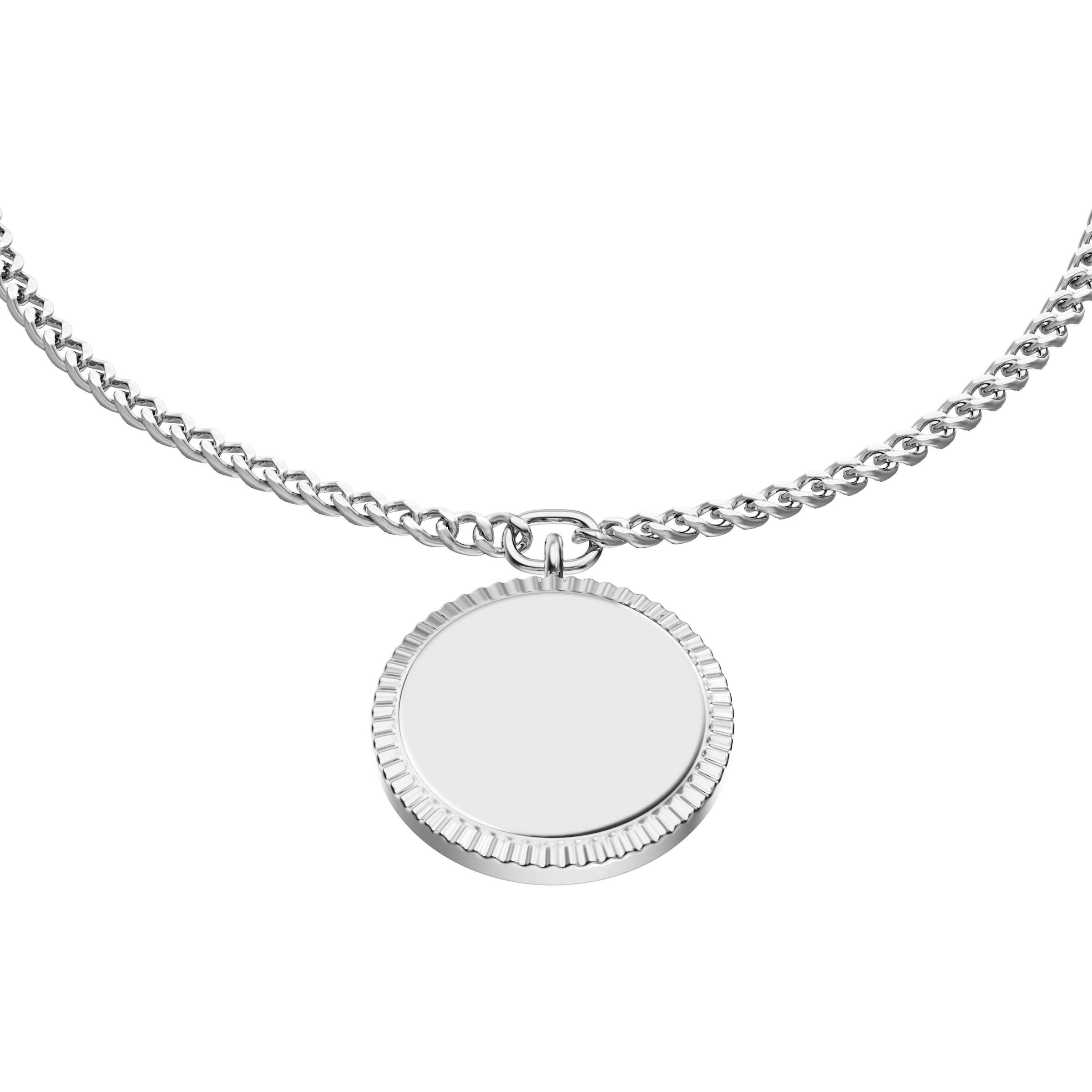 Fossil Armband »Schmuck Geschenk Edelstahl Armschmuck Kreis Scheibe Ellis«