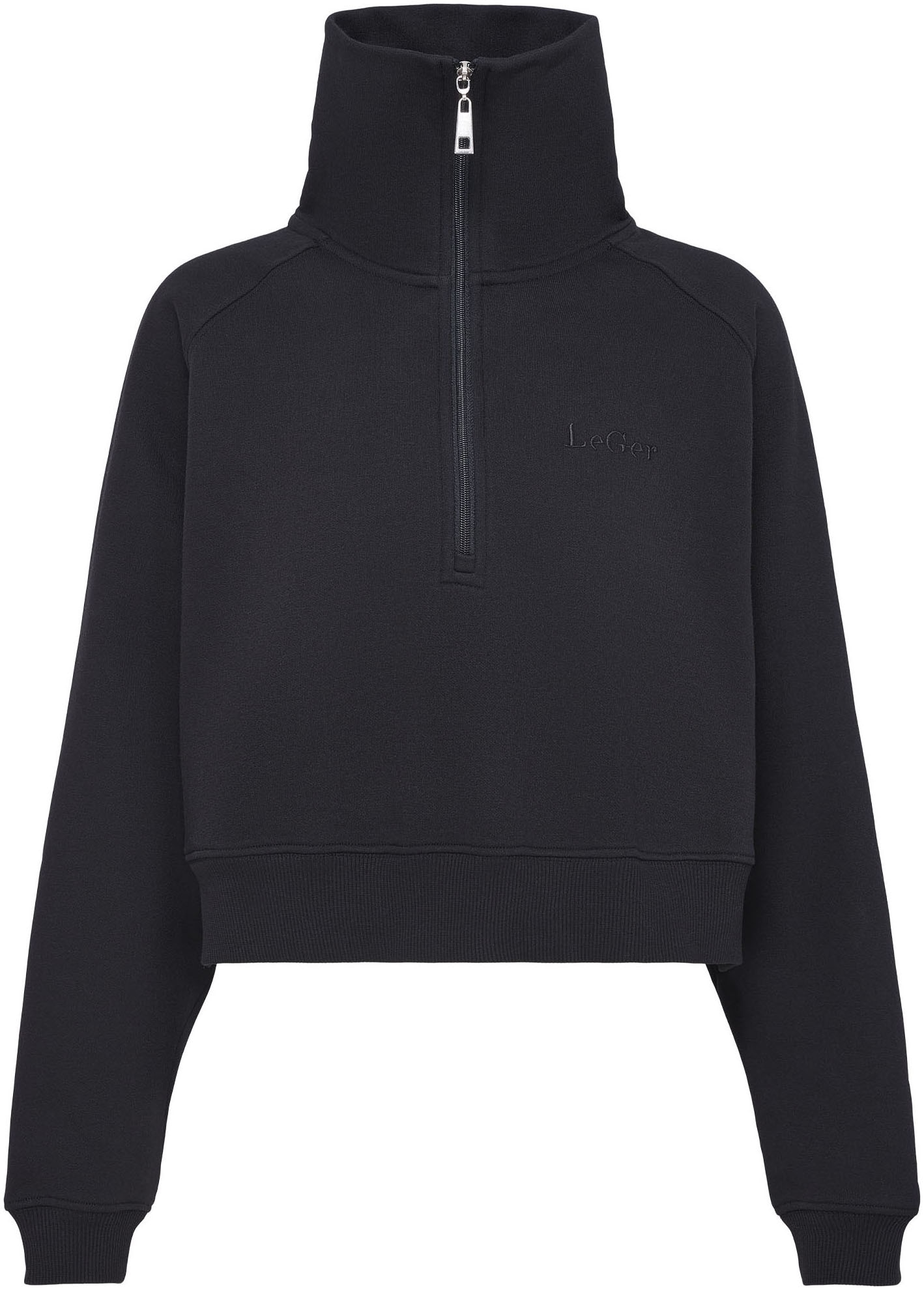 LeGer Sweatshirt »Meret, LeGer by Lena Gercke«, cropped, mit Stehkragen