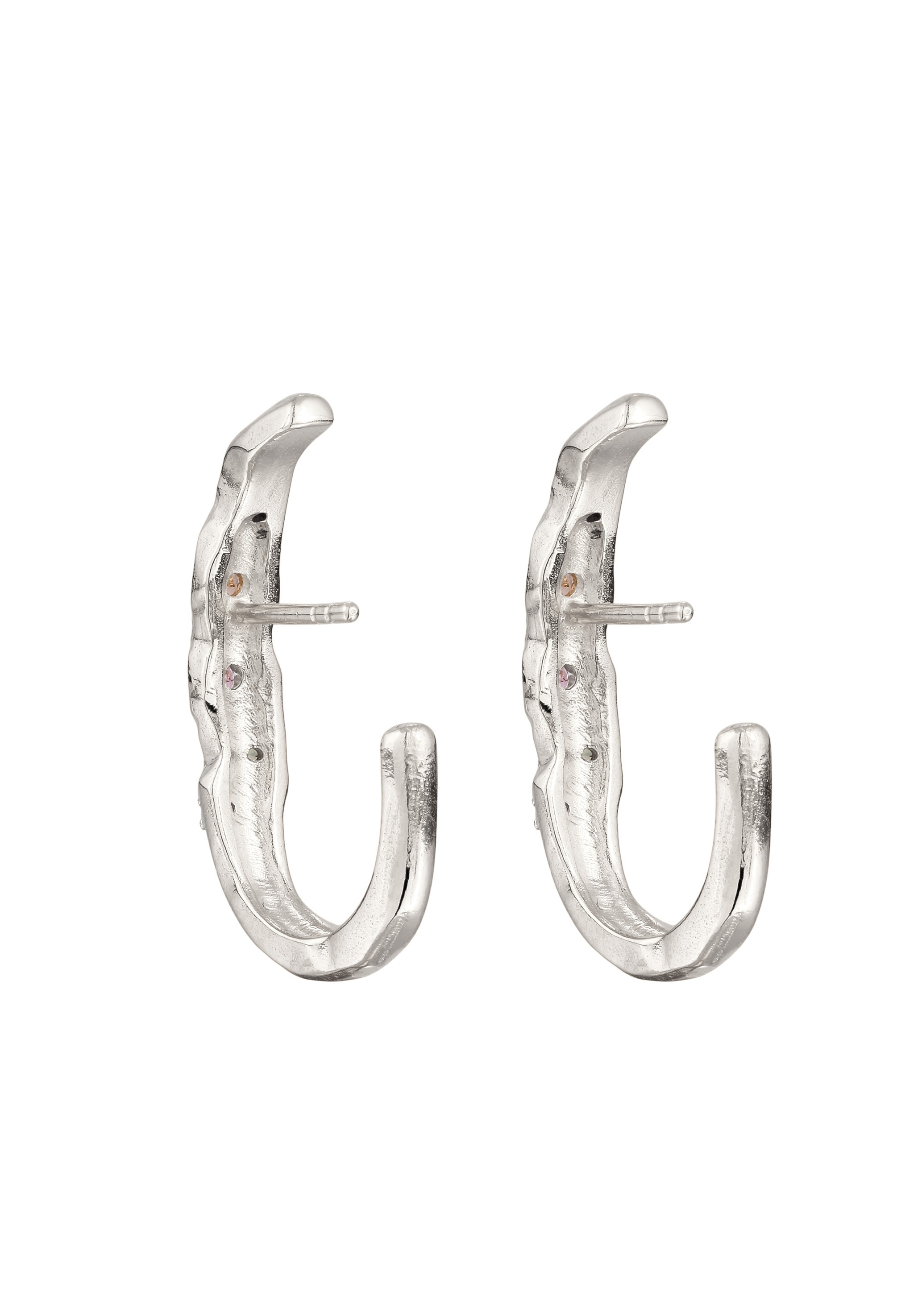 HAZE & GLORY Paar Ohrstecker »Ohrringe Synthetische Turmalin Gelb Citrine 925 Sterling Silber«