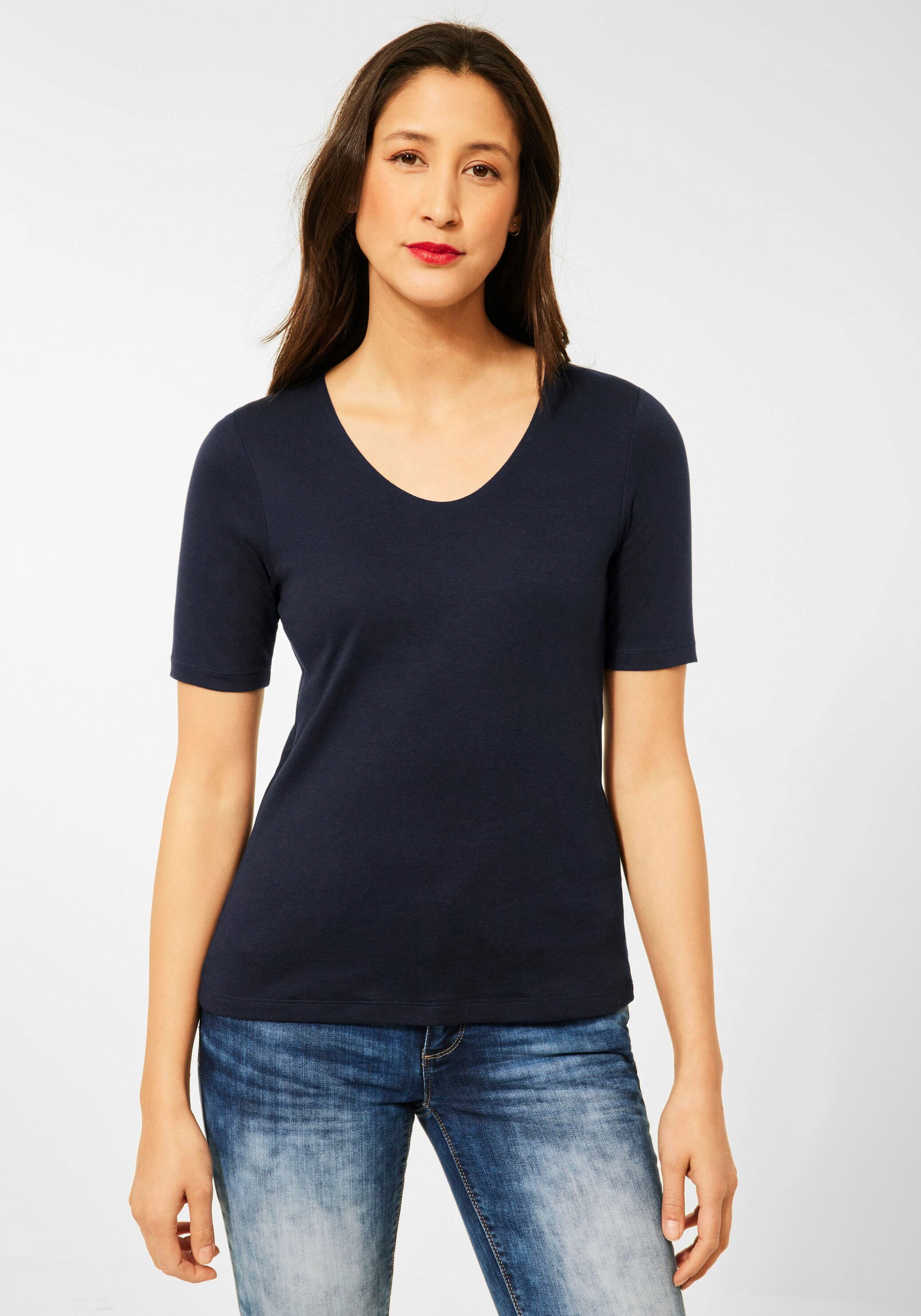 STREET ONE T-Shirt »Style Palmira«, im Basic-Style