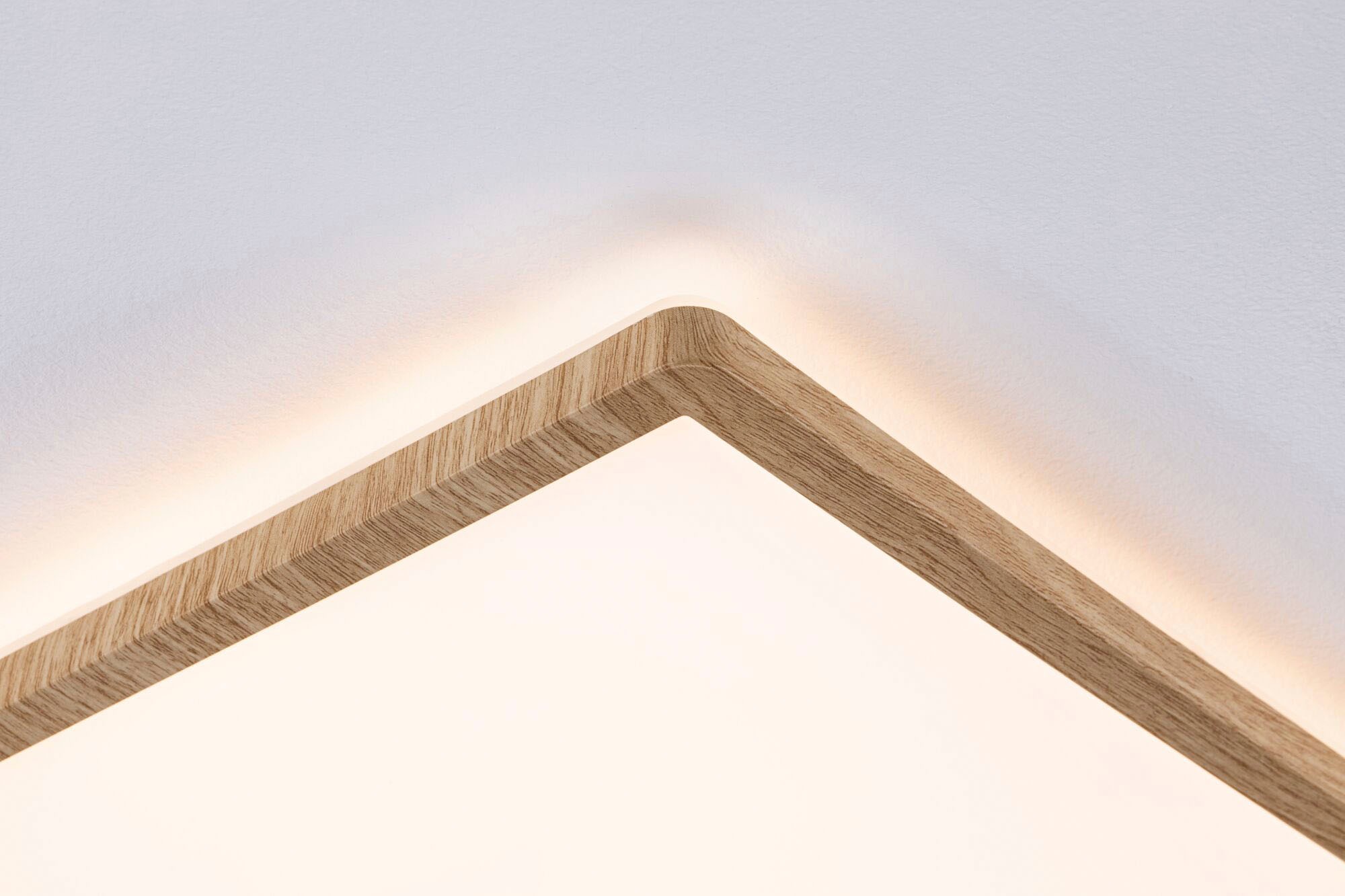 Paulmann LED Panel »Atria Shine 16W 3000K 293x293 Eiche Kunststoff IP44«, 1 flammig, Hintergrundbeleuchtung