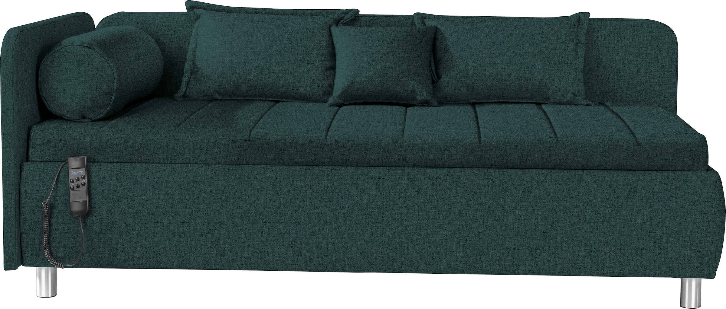 ADA trendline Schlafsofa »Kiana«, Liegefläche 90/200 cm oder 100/200 cm, Bettkasten, Zierkissen-Set