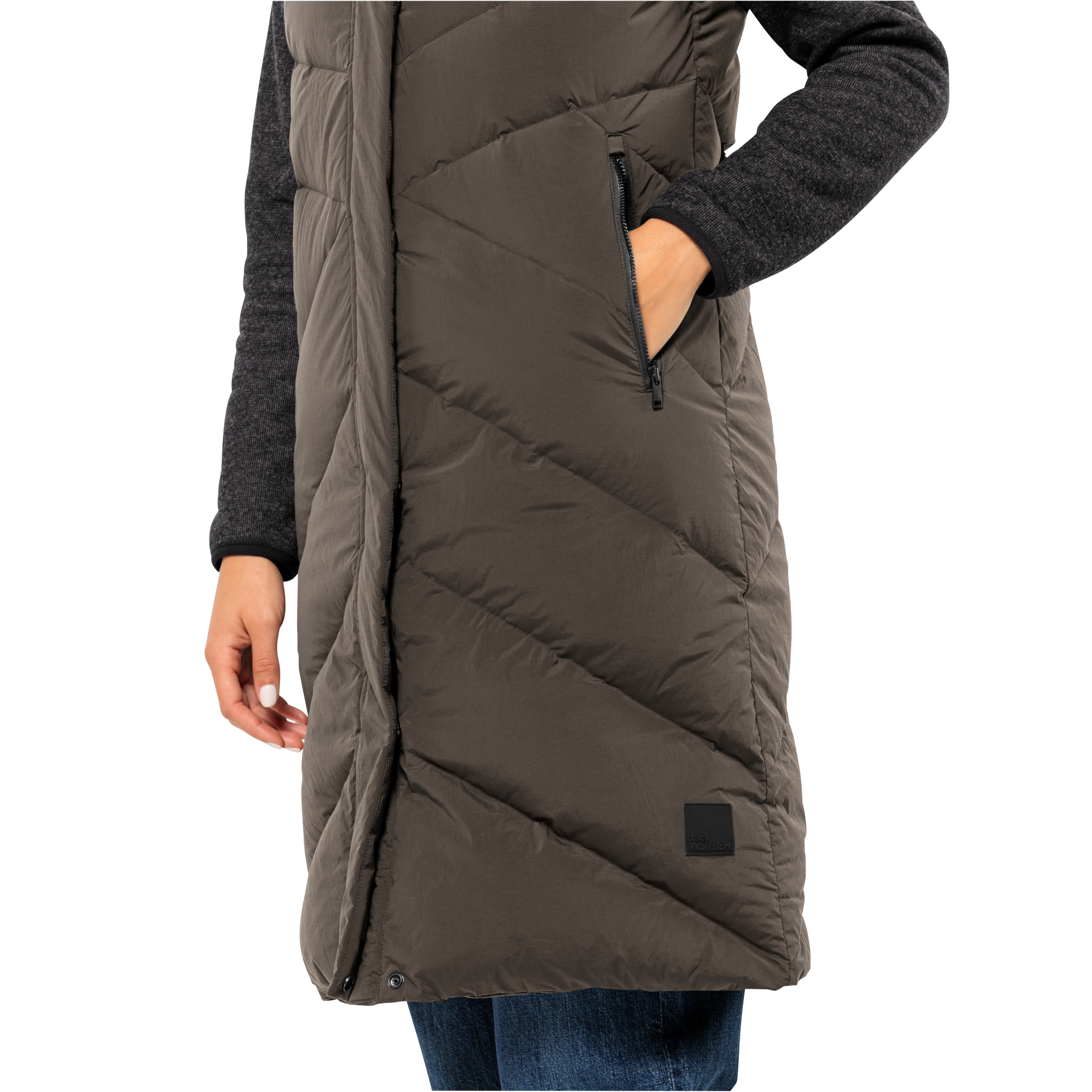 Jack Wolfskin Funktionsweste »MARIENPLATZ VEST W«, mit Kapuze