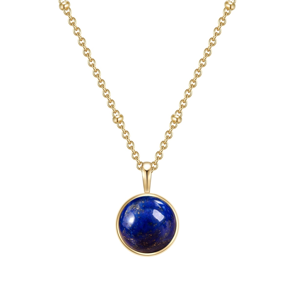 Glanzstücke München Kette mit Anhänger »G803«, (1 tlg.), mit Lapislazuli