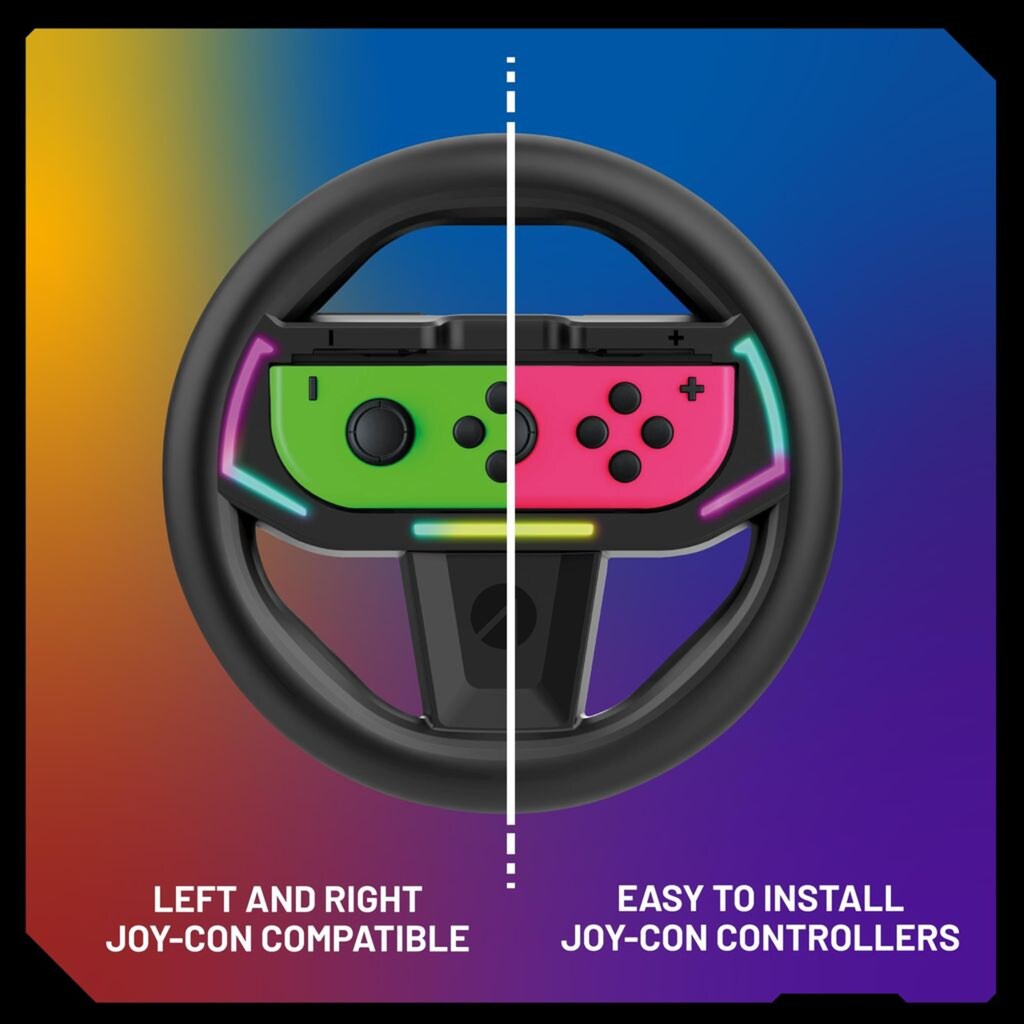 Stealth Lenkrad »Joy-Con Racing Wheel Lenkrad mit LED Beleuchtung«