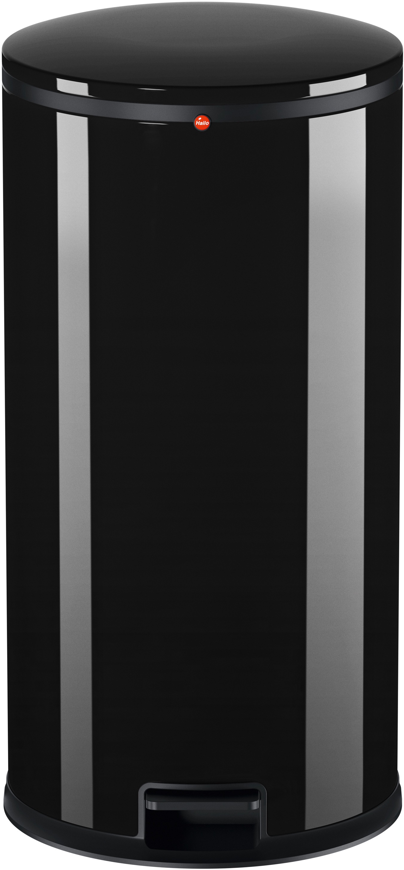 Hailo Mülleimer »Pure XL«, 1 Behälter, 44 l, Stahlblech o. Edelstahl, verzinkter Inneneimer, Made in Germany