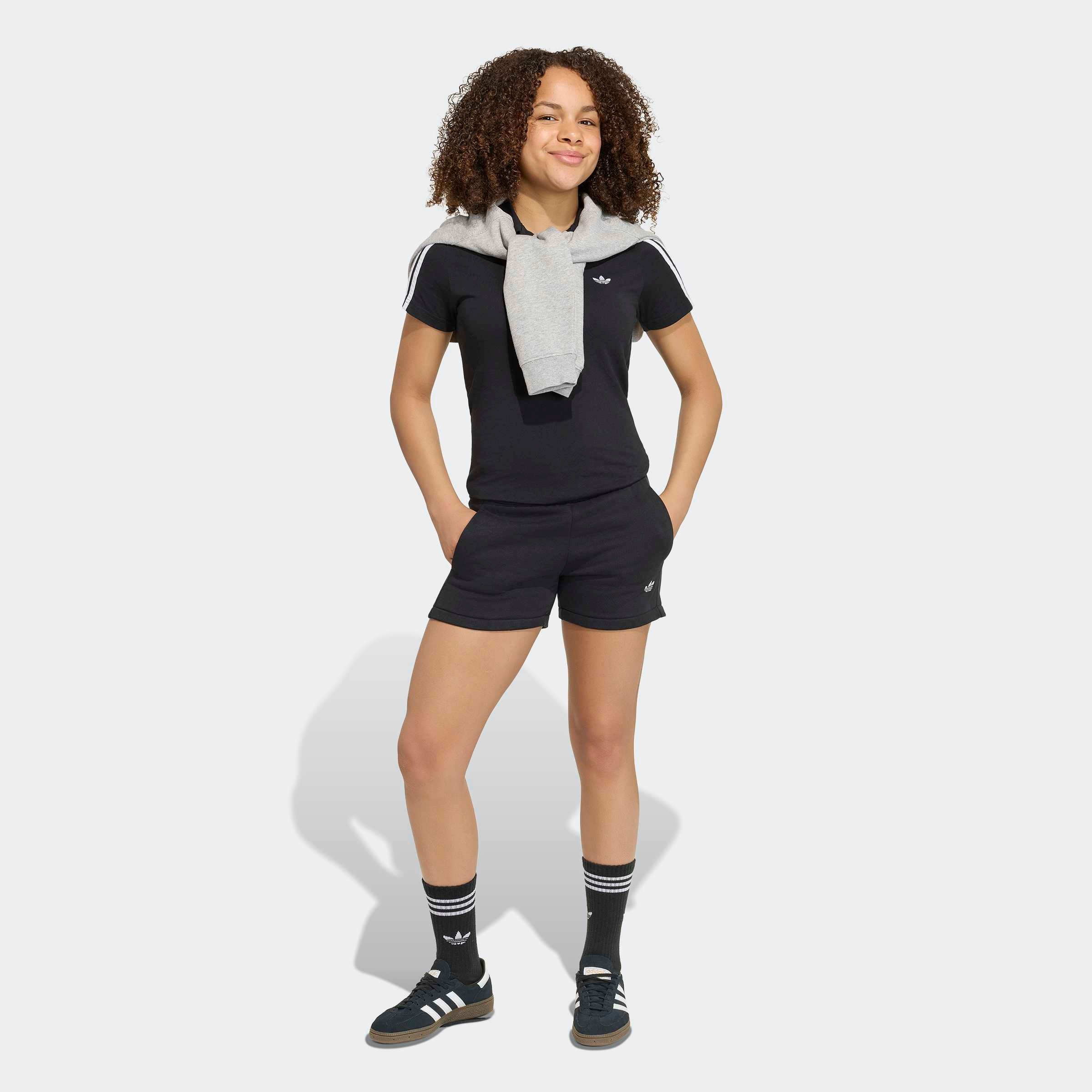adidas Originals Shorts »LOOSE HW«  sportlicher Stil, für Kinder, normal-weite Bermudas-Passform