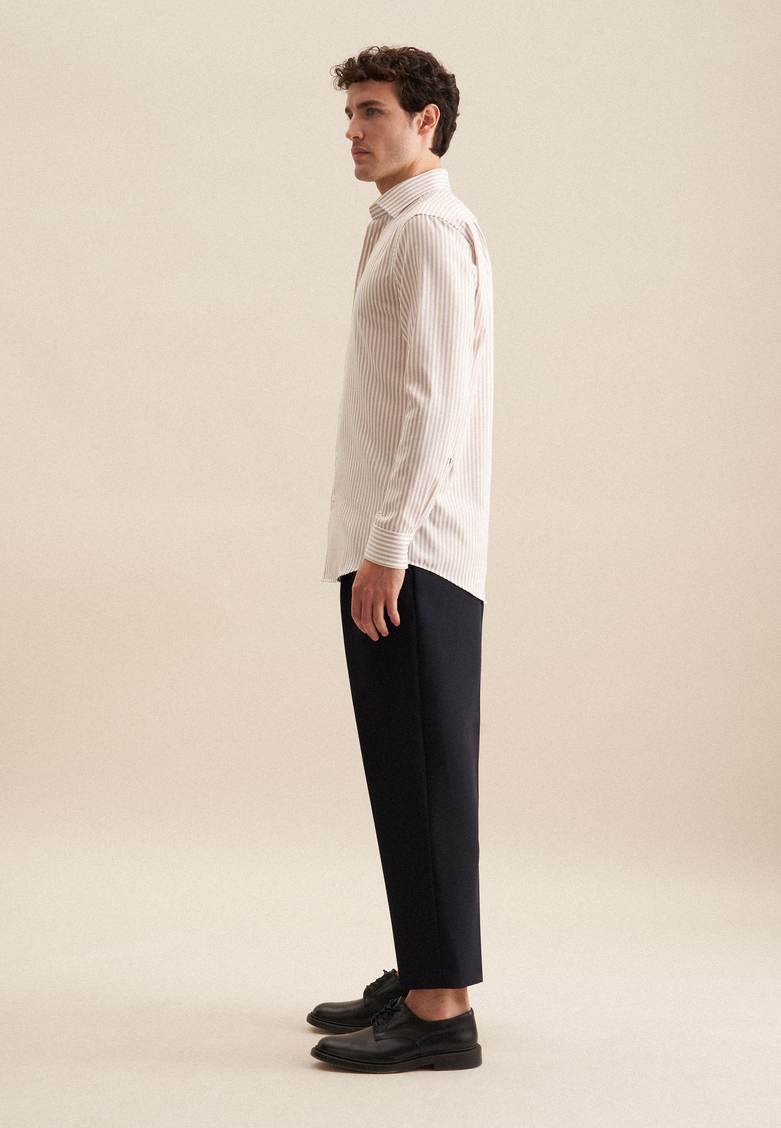 seidensticker Businesshemd »Schwarze Rose« Regular 1/1 Kentkragen Gestreift