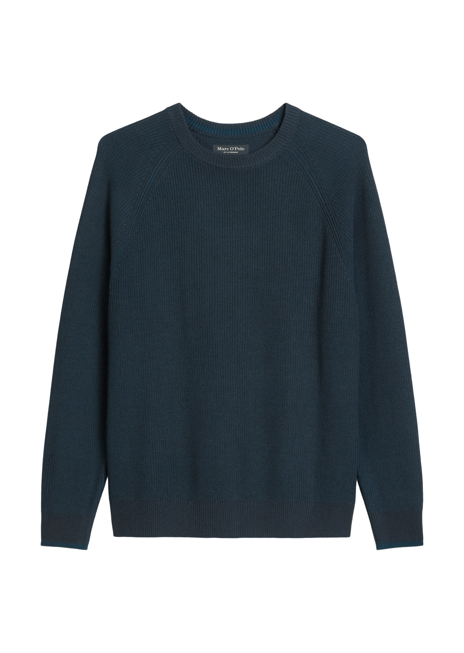 Marc O'Polo Rundhalspullover regular fit, aus weichem Baumwoll-Schurwoll-Mix