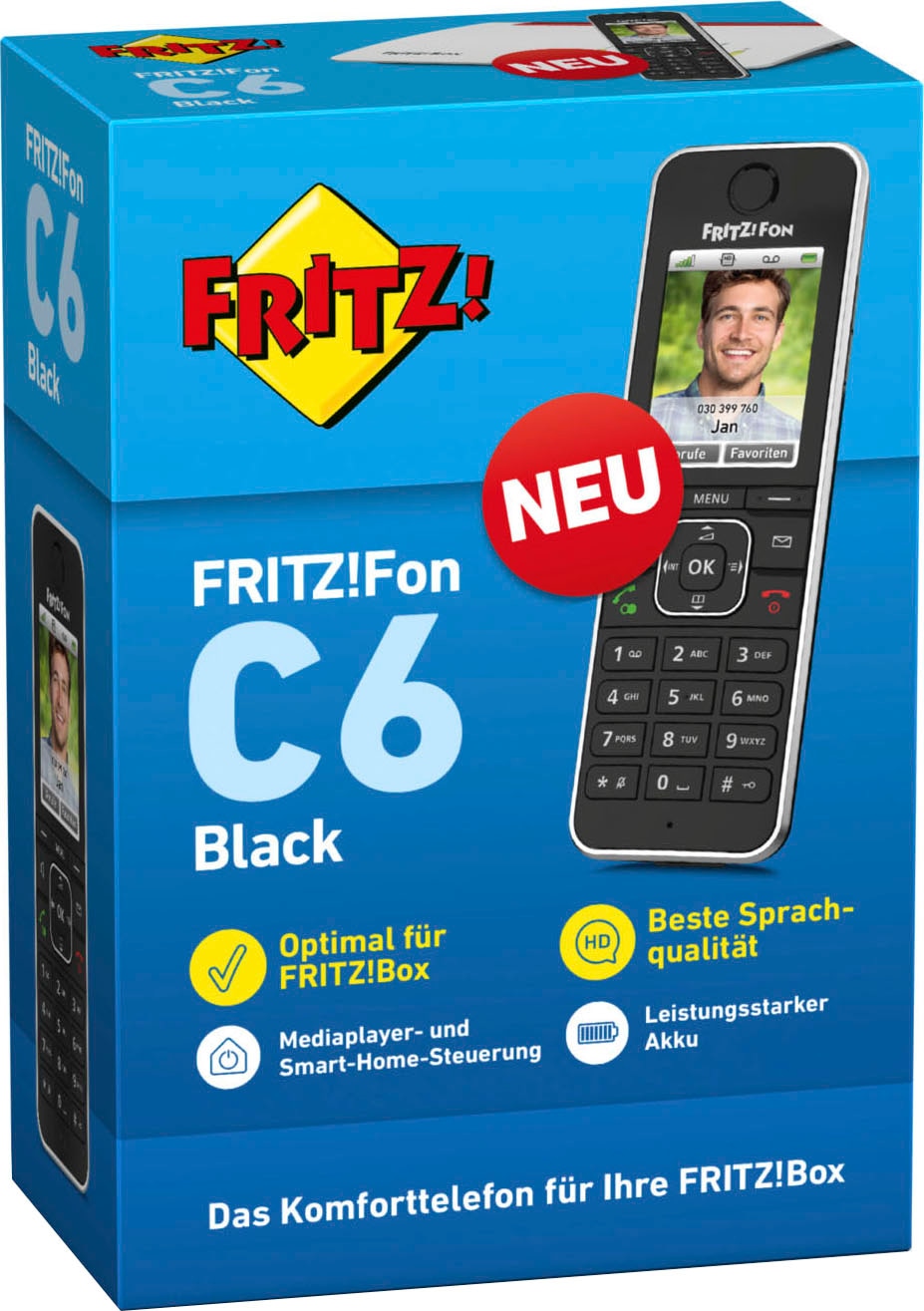 AVM DECT-Telefon »FRITZ!Fon C6«, (Mobilteile: 1)